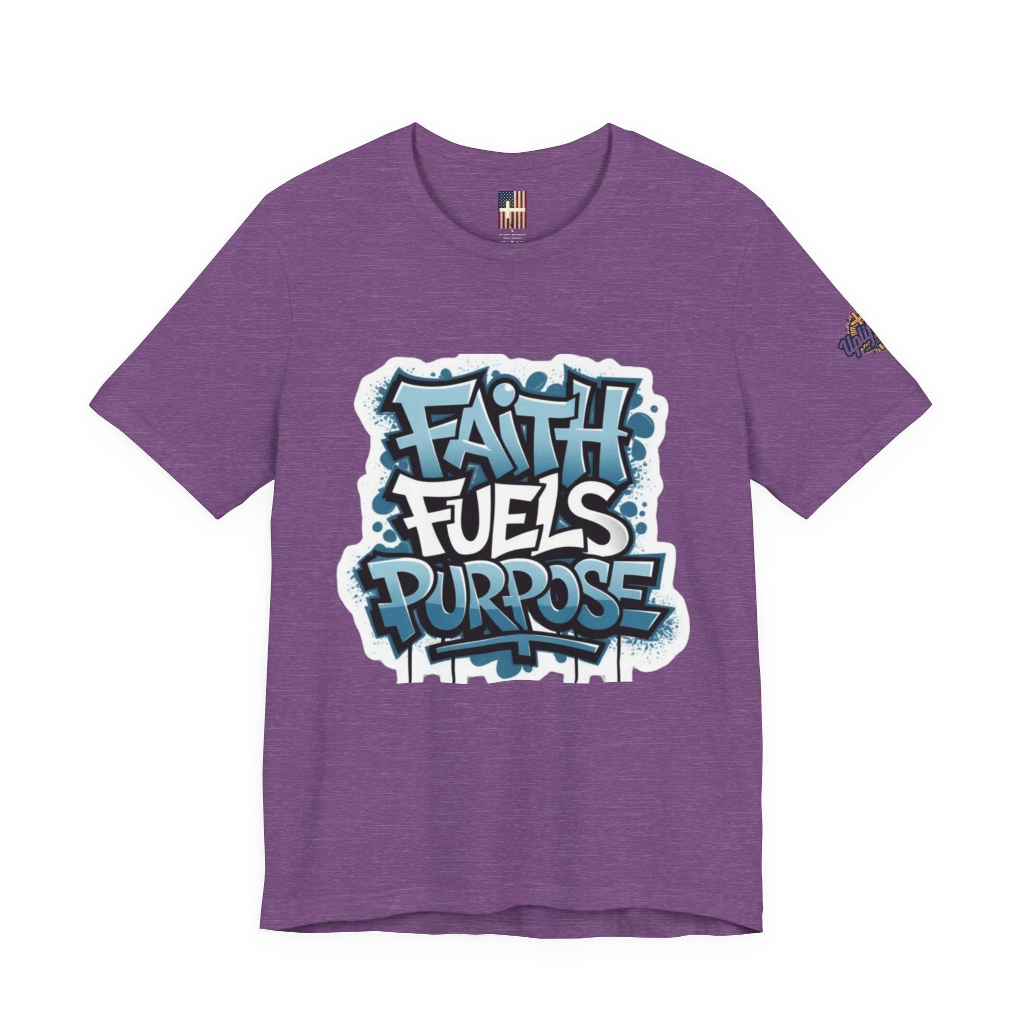 Faith Fuels Purpose T-shirt – Inspirational Christian T-shirt for Divine Drive & Unstoppable Belief Printify