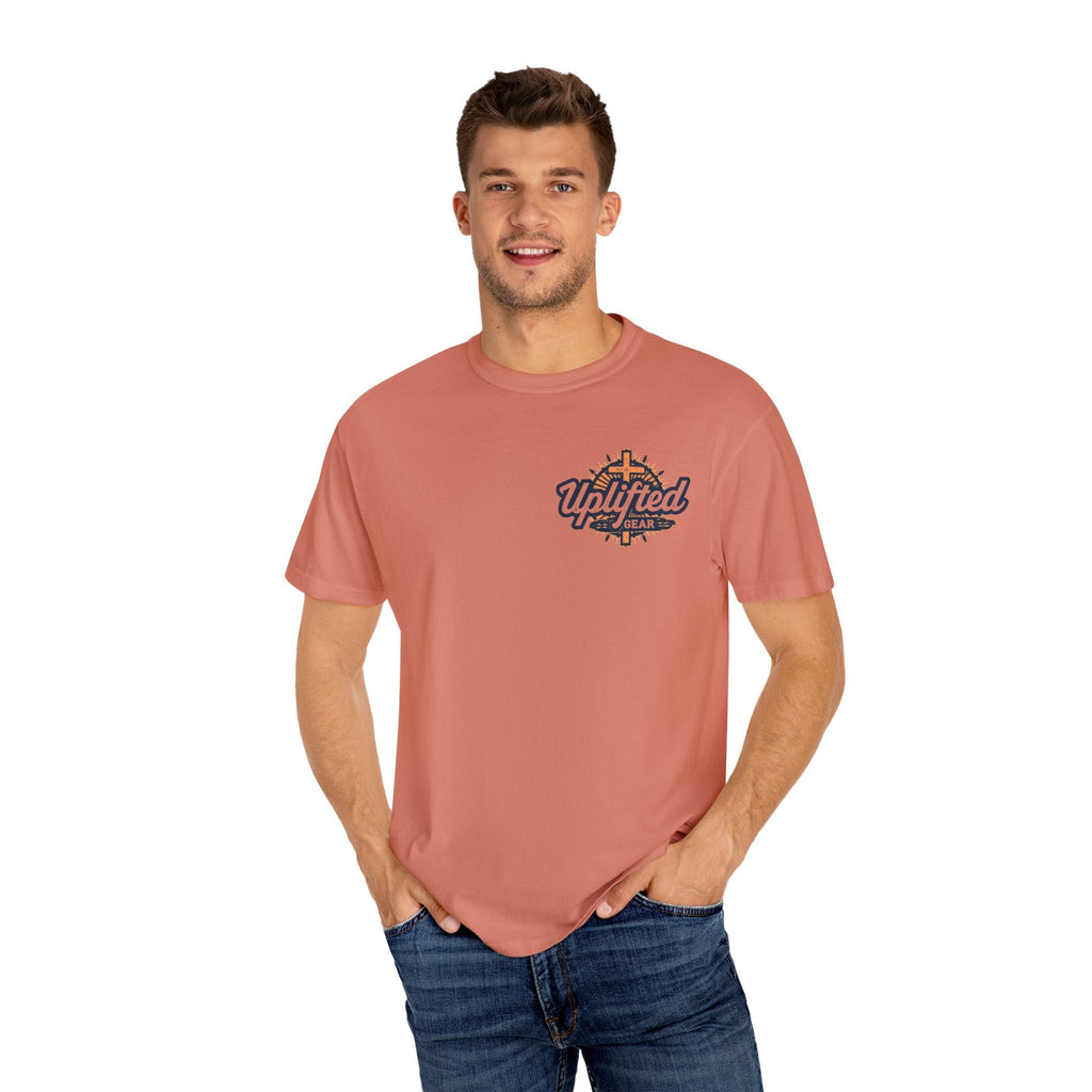 Religious Graphic Armor Of God Design - Unisex Garment-Dyed T-shirt Printify