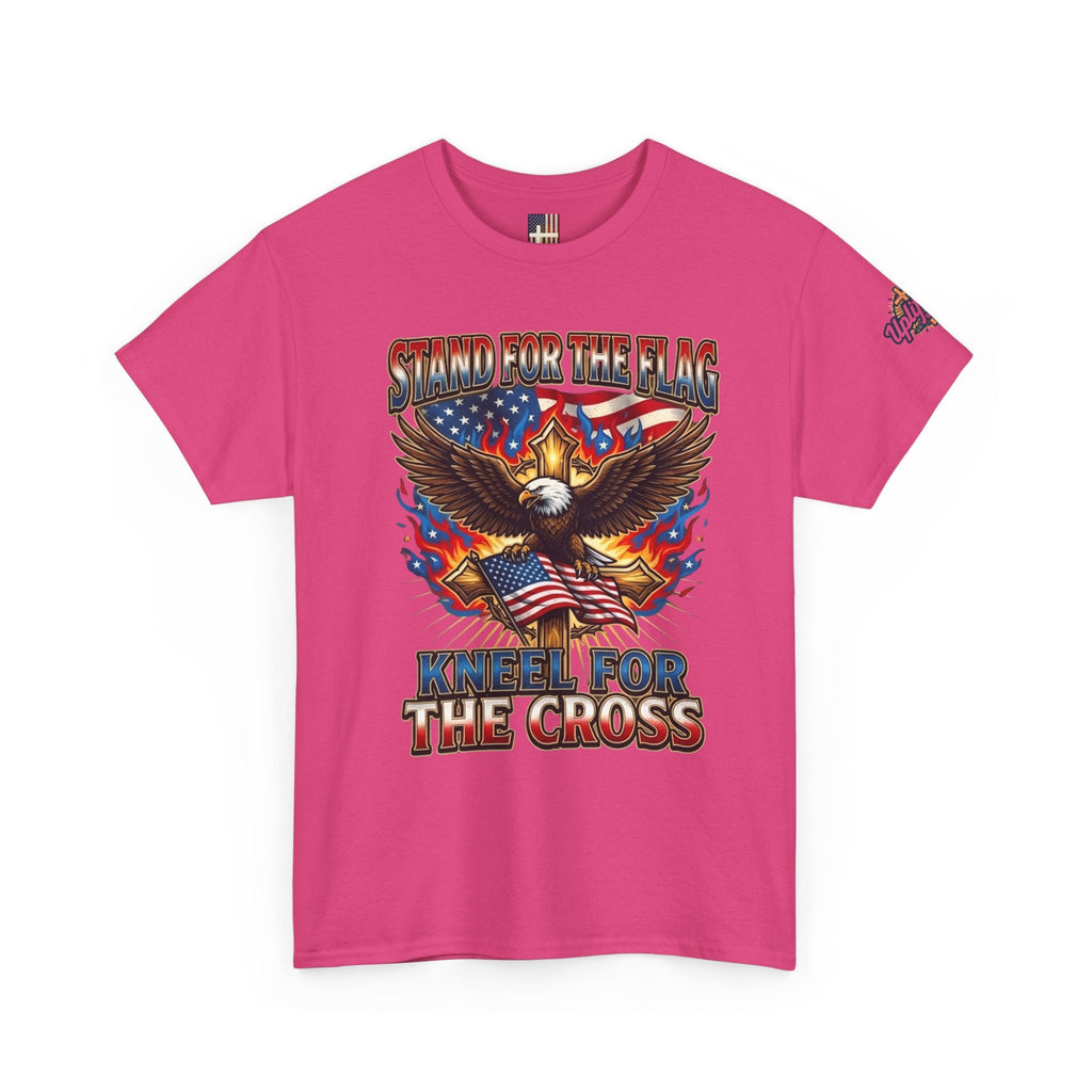 Stand for the Flag Kneel for the Cross T-shirt | Patriotic Eagle T-shirt Printify