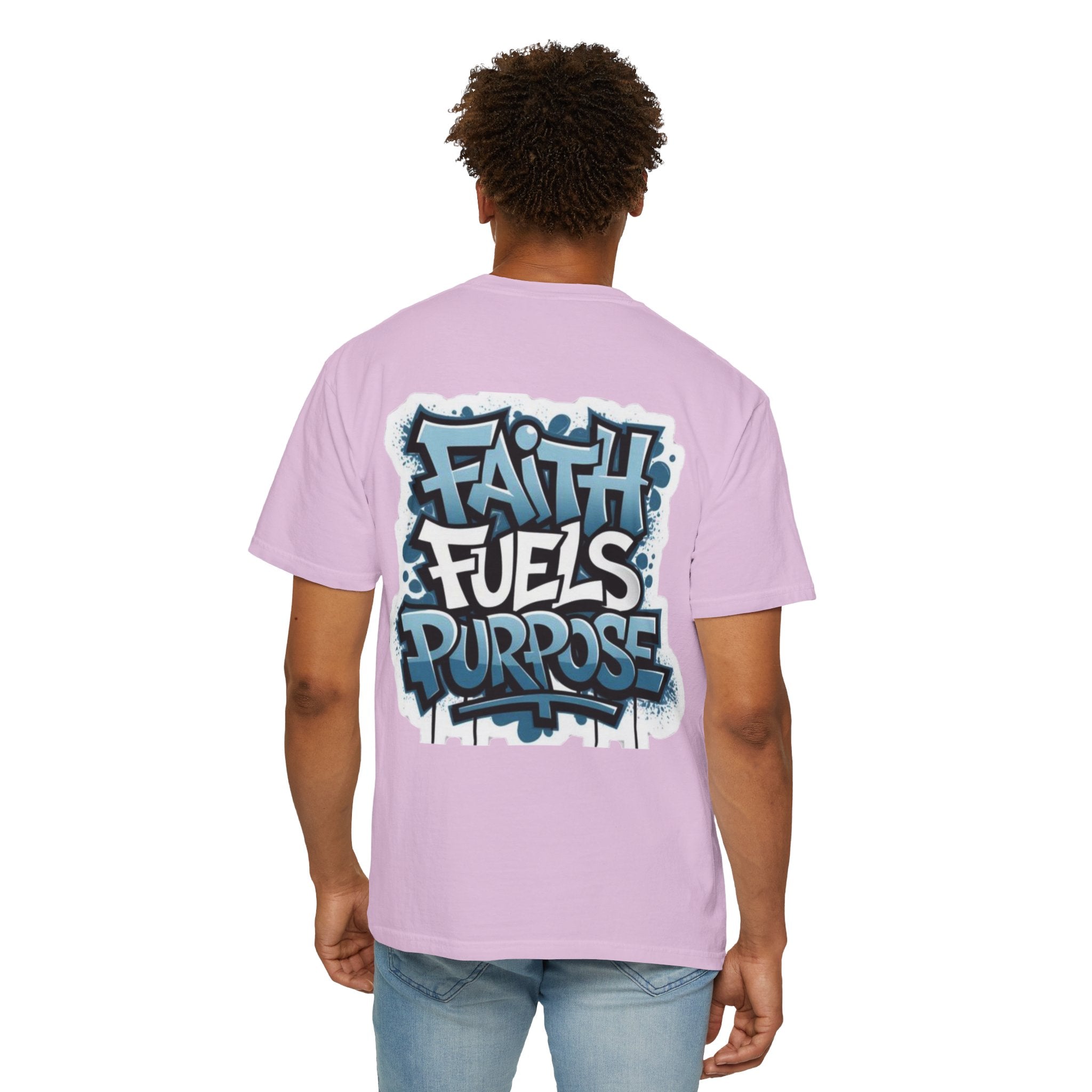Faith Fuels Purpose T-shirt – Inspirational Christian T-shirt for Divine Drive & Unstoppable Belief Printify