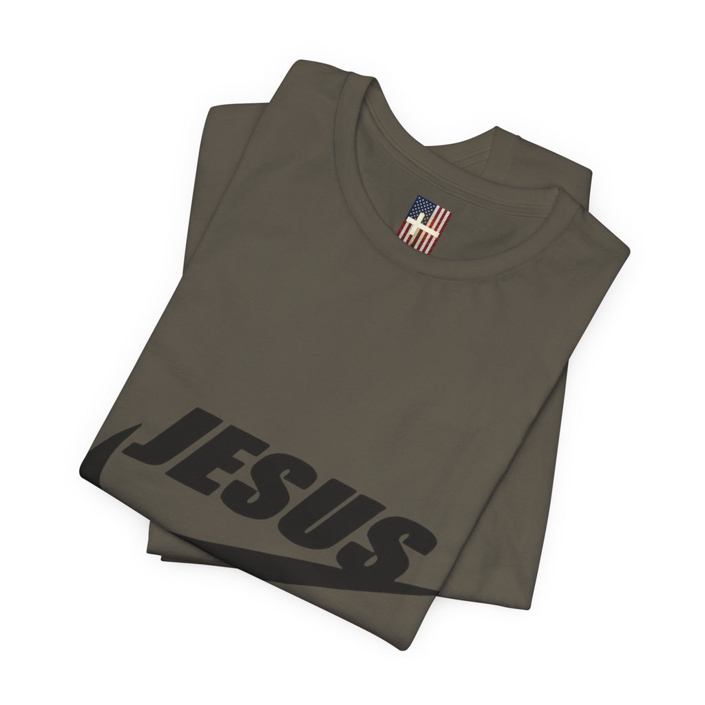 Jesus Did It T-shirt - Funny Christian Parody T-shirt - Faith & Victory Apparel