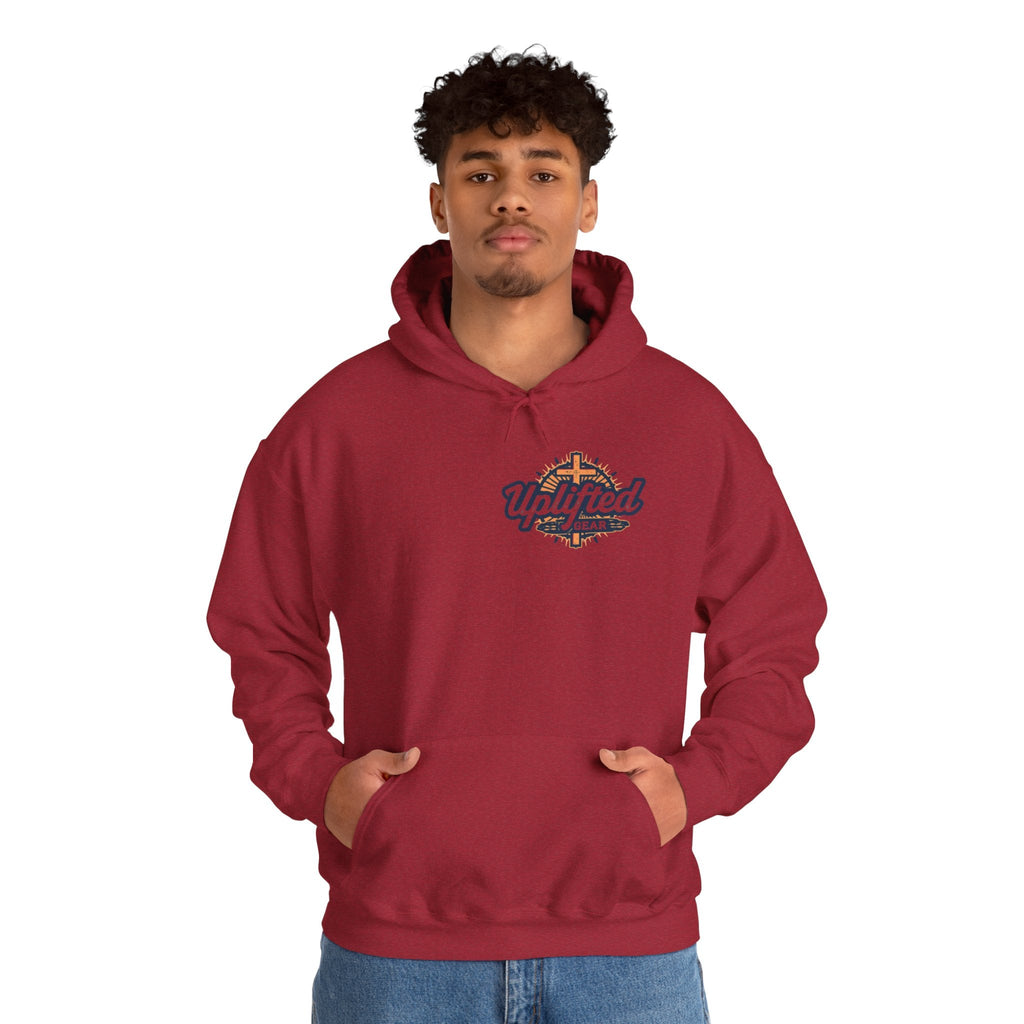 Abide Hoodie – Vine Wrapped John 15:5 Christian Hoodie for Cozy Devotion Printify