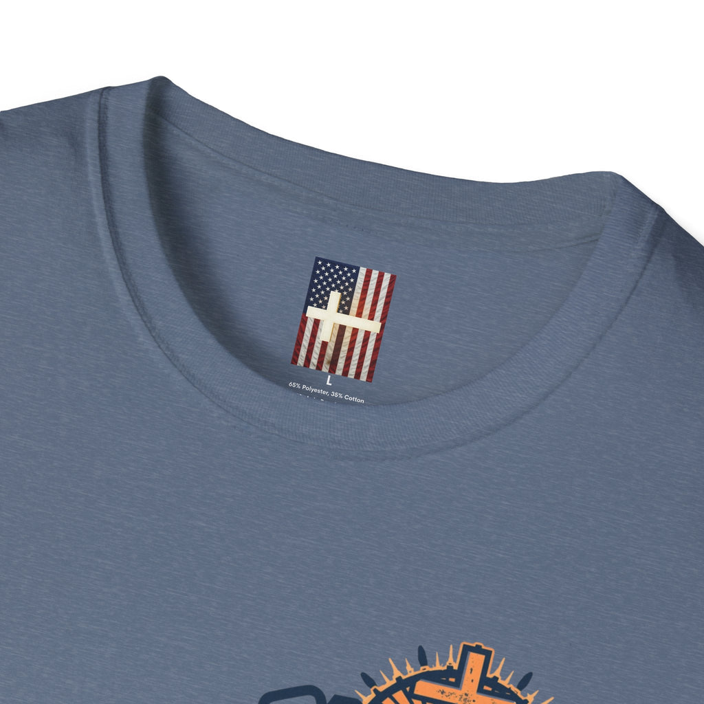The Greatest Gift T-shirt – Cross Bow Present Christian T-shirt for Christmas Salvation & Eternal Faith Printify