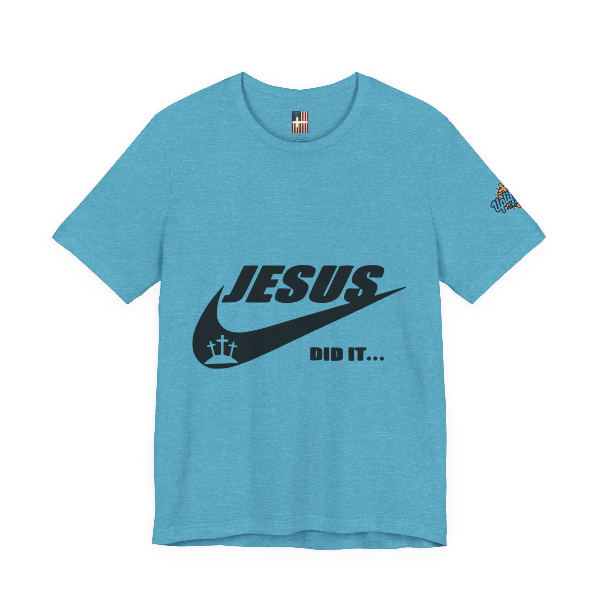Jesus Did It T-shirt - Funny Christian Parody T-shirt - Faith & Victory Apparel