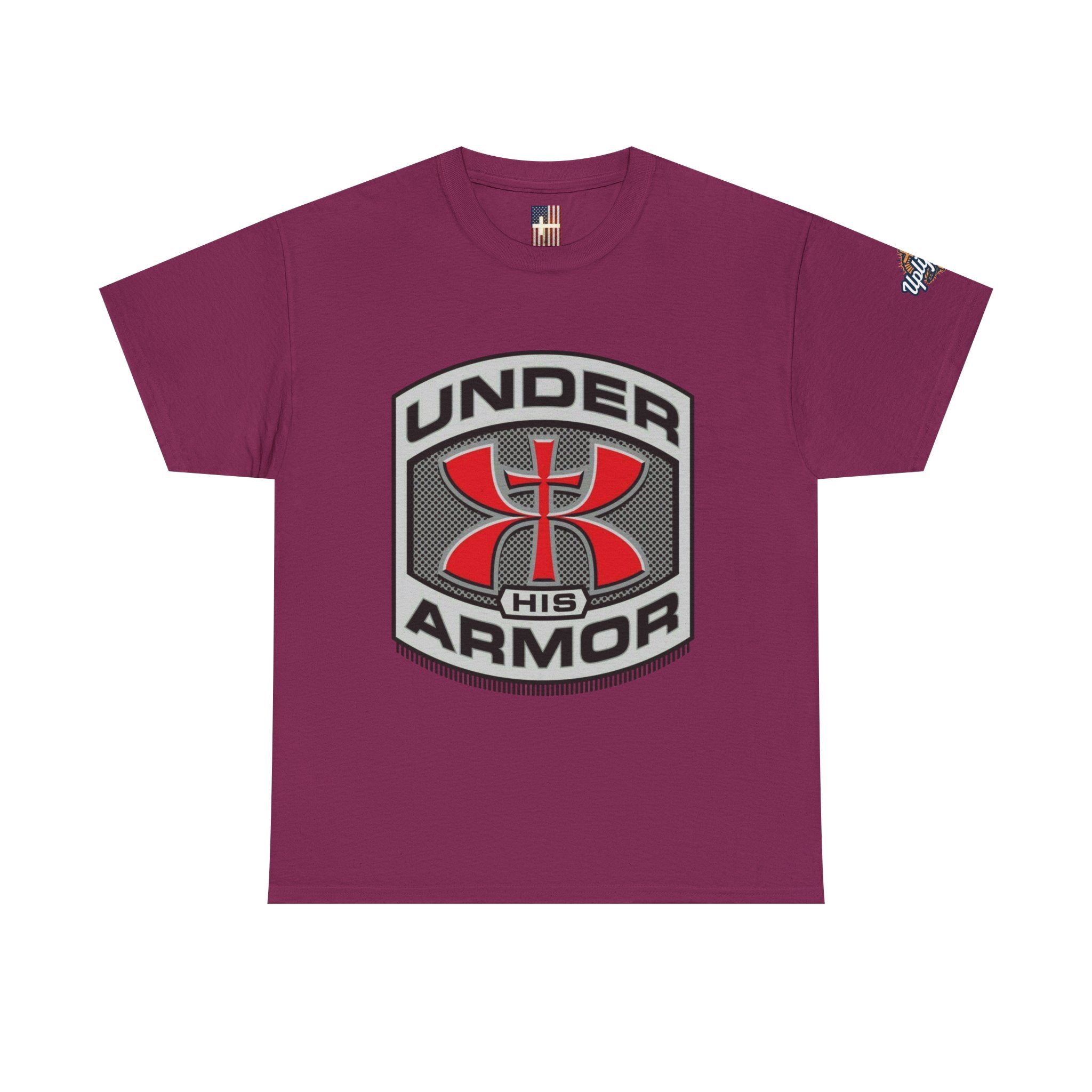 Under HIS Armor Christian T-Shirt — Faith-Inspired Under Armour Style Printify