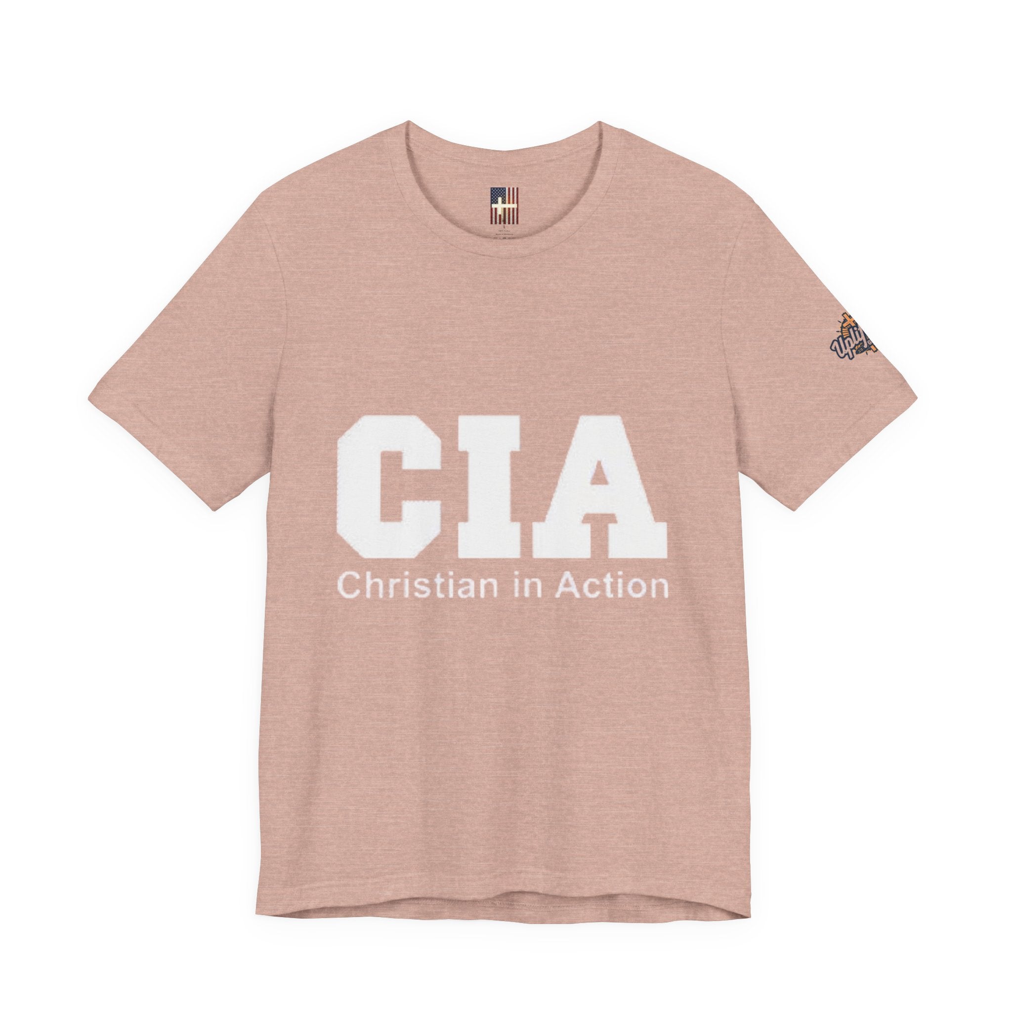 CIA Christian in Action T-shirt - Funny Faith Parody T-shirt - Mission Ready Apparel Printify