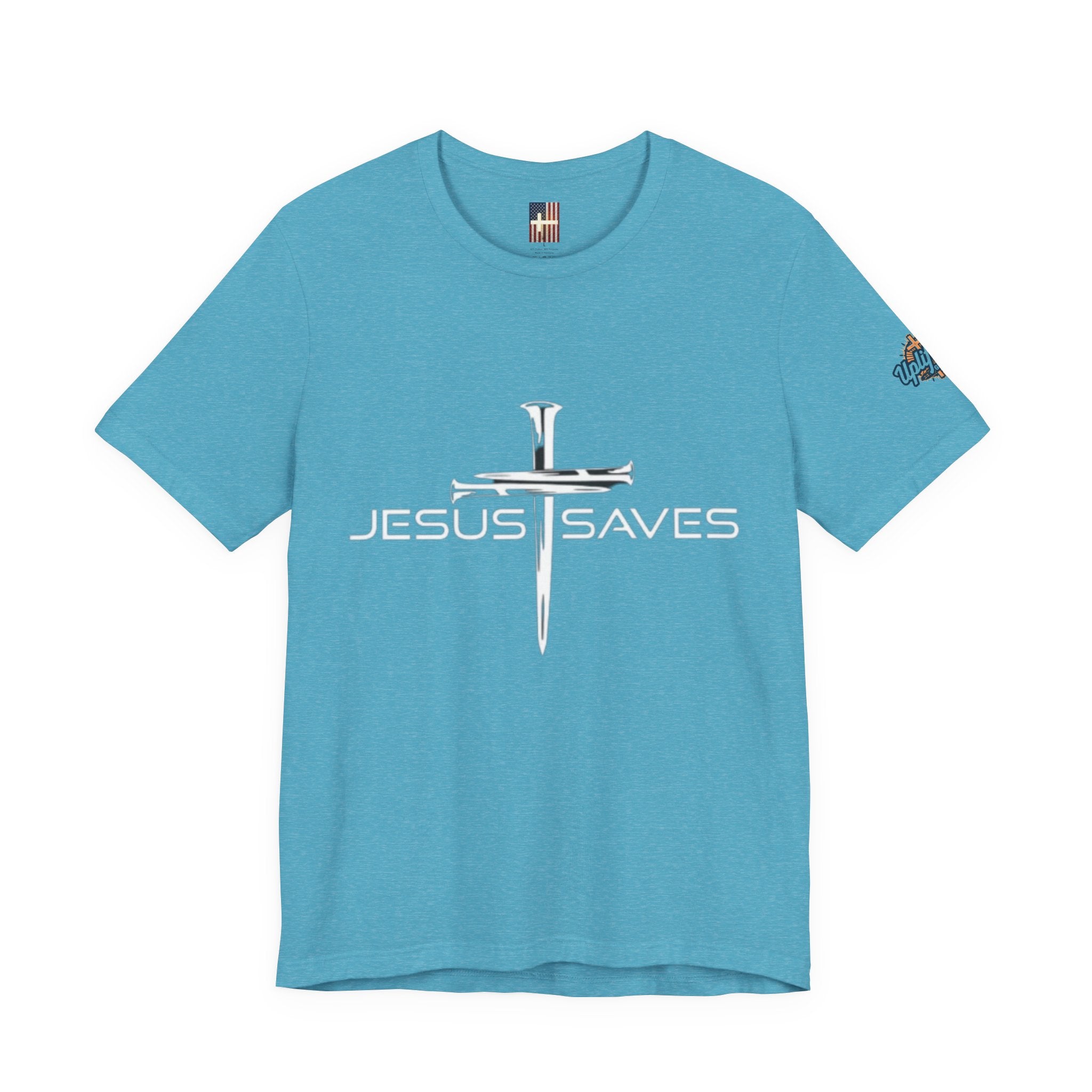 Copy of Jesus Saves T-shirt – 3 Nails Crucifix Cross Christian T-shirt for Redemption Faith & Bold Salvation Printify