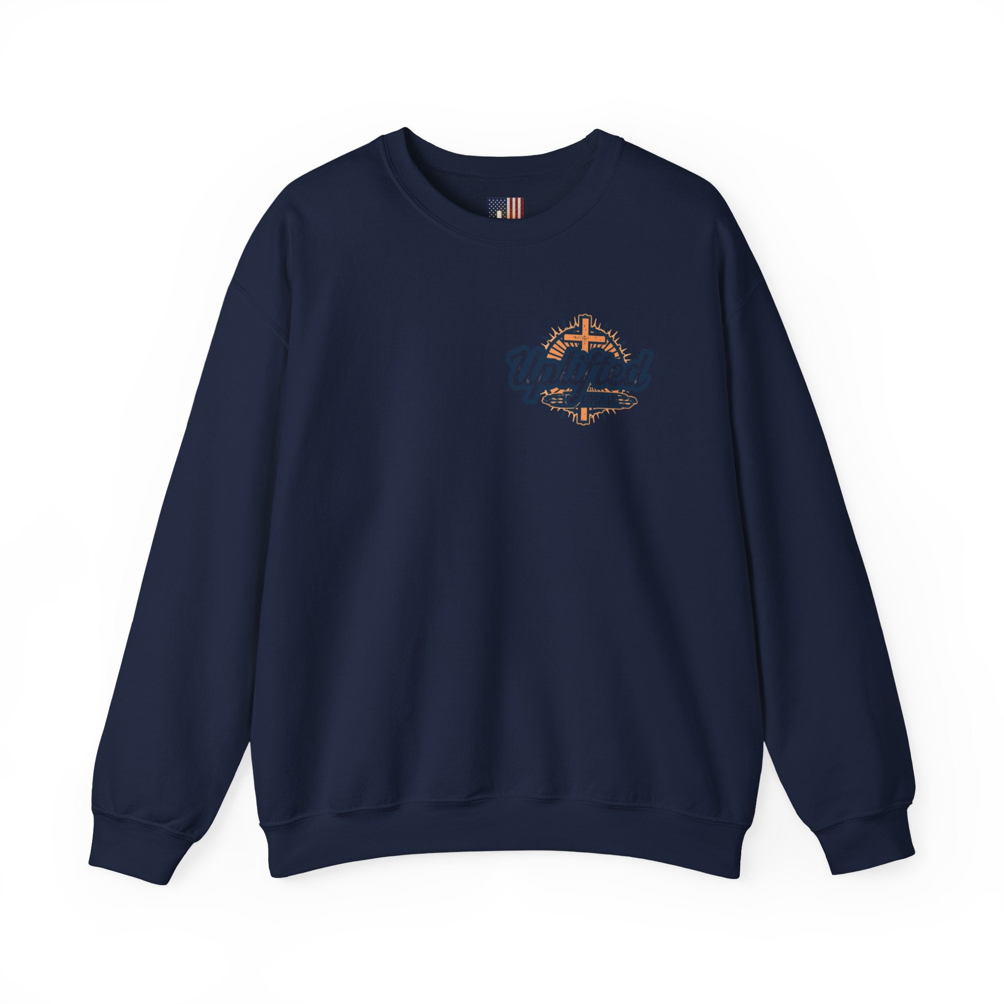 Christ is King Sweatshirt – Bold Crown & Cross Christian Hoodie for Unshakable Faith Printify