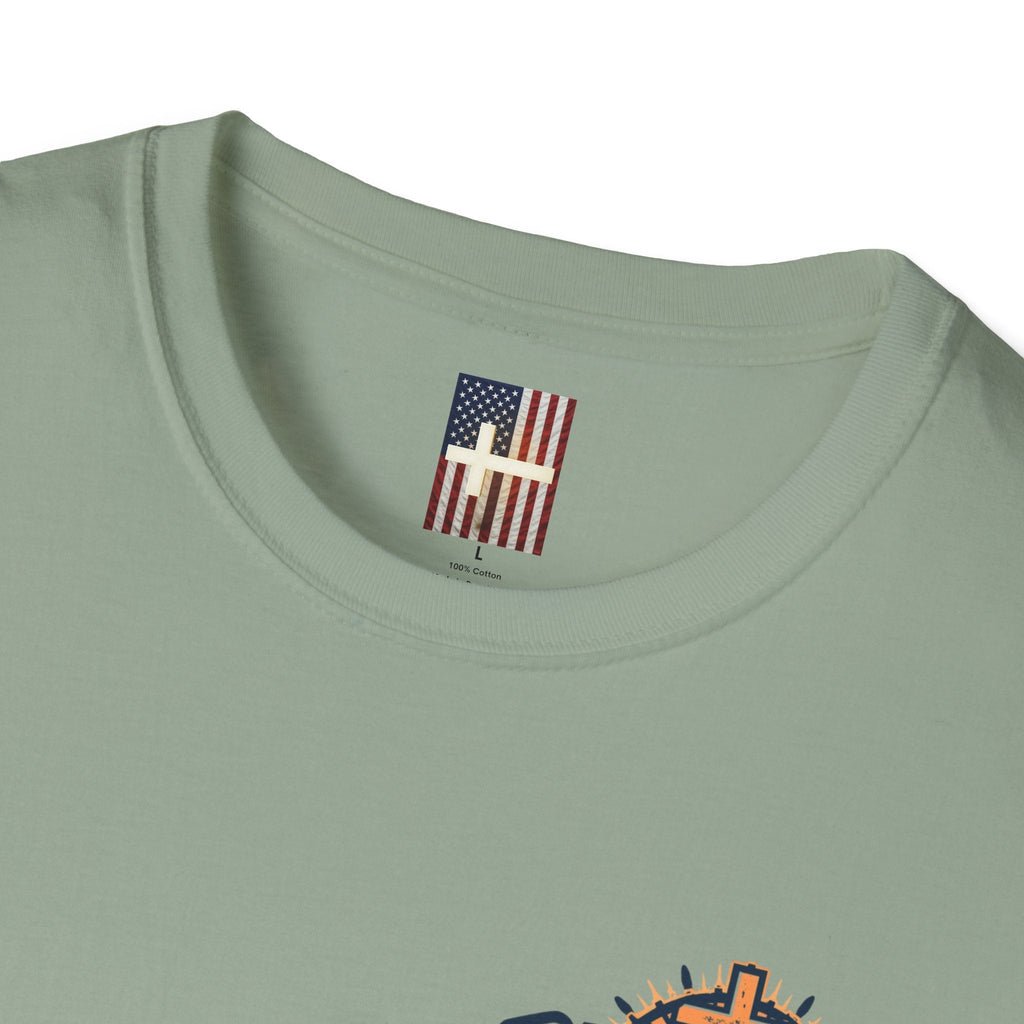 Stand for the Flag Kneel for the Cross T-shirt | Patriotic Eagle T-shirt Printify