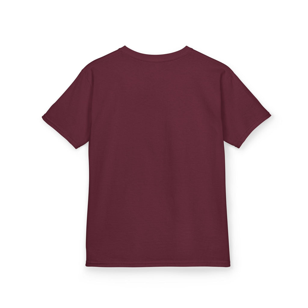 🎄 Jesus > Santa – Minimalist Christian Christmas Kids T-Shirt | Bold Faith Over Holiday Tee | Cross vs Santa Hat Design | Uplifted Gear Printify