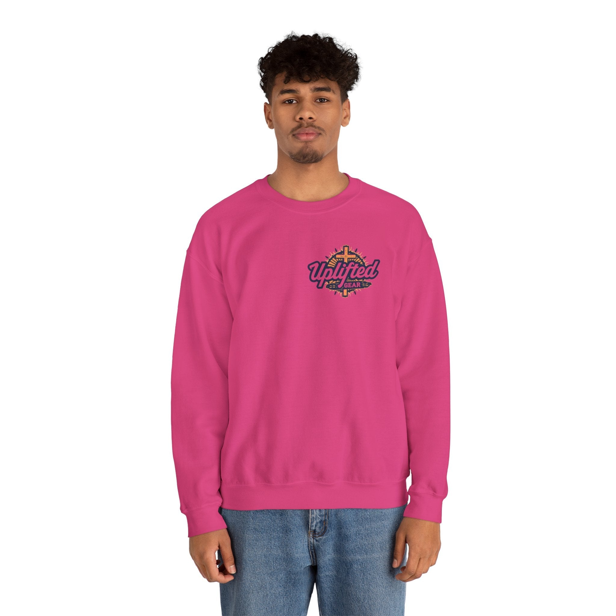 Religious Graphic Armor Of God Design - Unisex Heavy Blend™ Crewneck Sweatshirt Printify