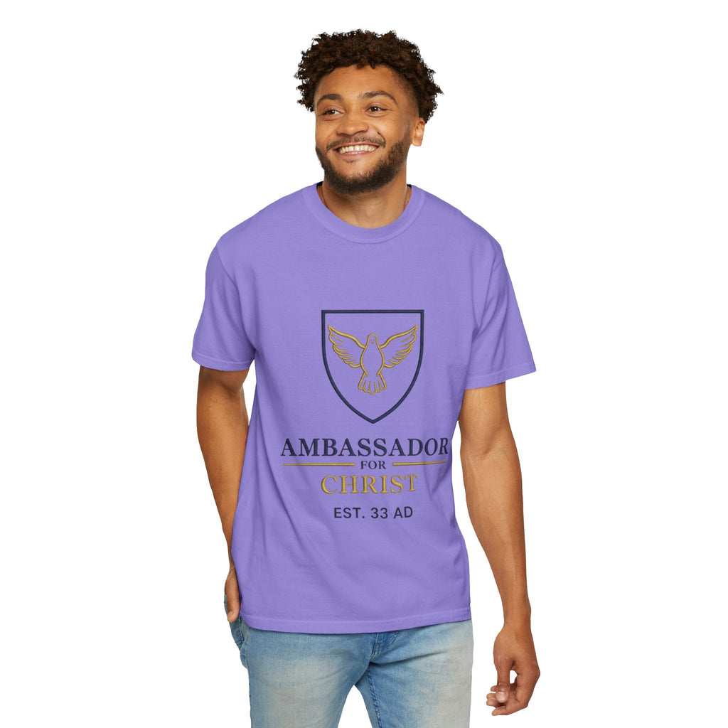 Ambassador for Christ T-Shirt – Established 33 AD Christian Tee for Bold Faith Printify