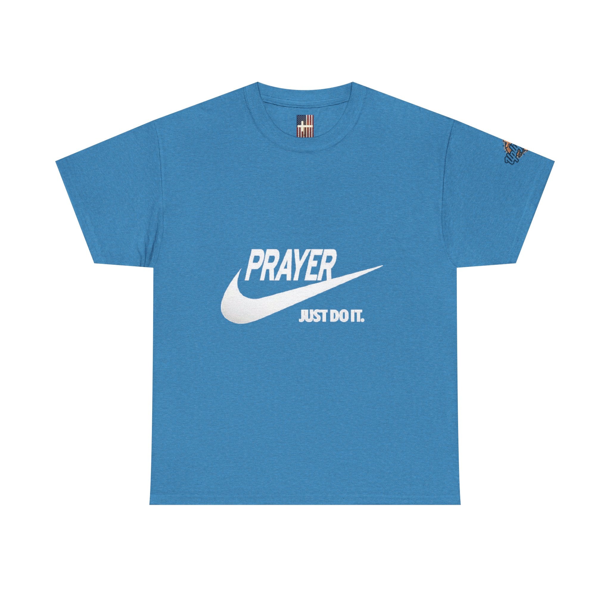Prayer Just Do It T-shirt - Funny Christian Nike Parody T-shirt - Faith Gear Printify