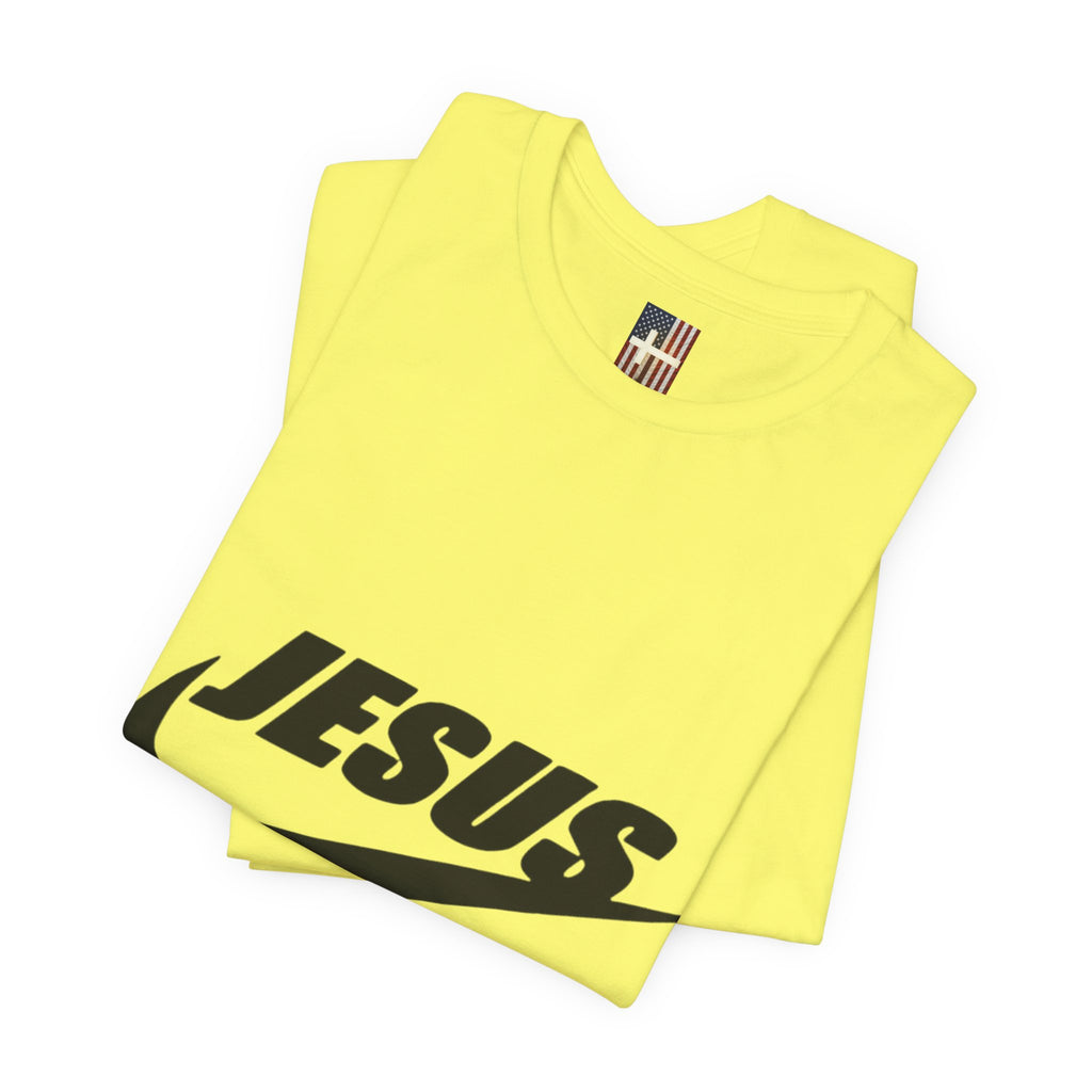 Jesus Did It T-shirt - Funny Christian Parody T-shirt - Faith & Victory Apparel