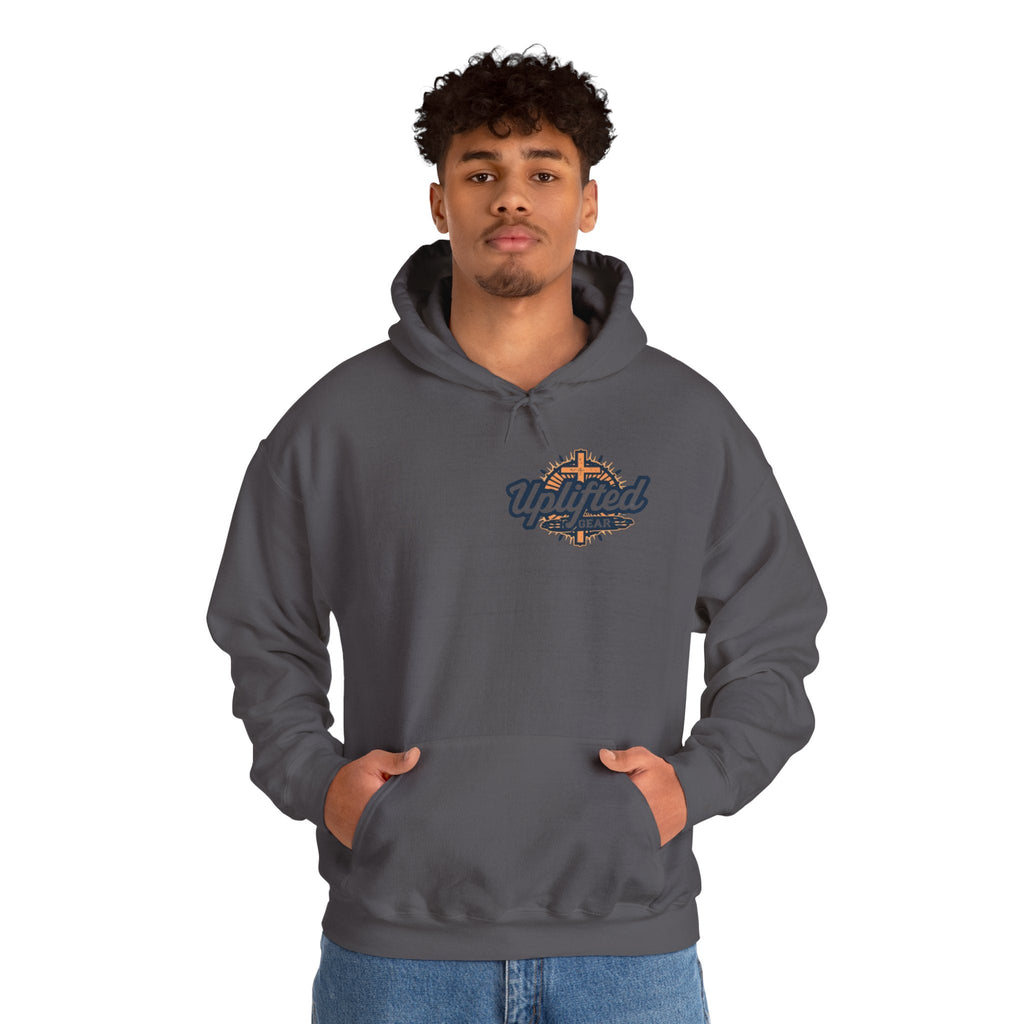 Trust in The Lord Proverbs 3:5-6 Biblical Design Unisex Heavy Blend™ Hooded Sweatshirt Printify