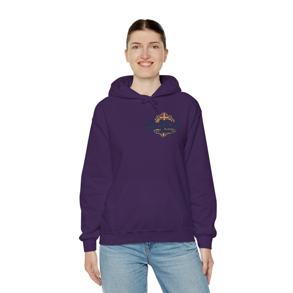 Bible Verse Unisex Heavy Blend™ Hooded Sweatshirt - Isaiah 41 : 10 Printify