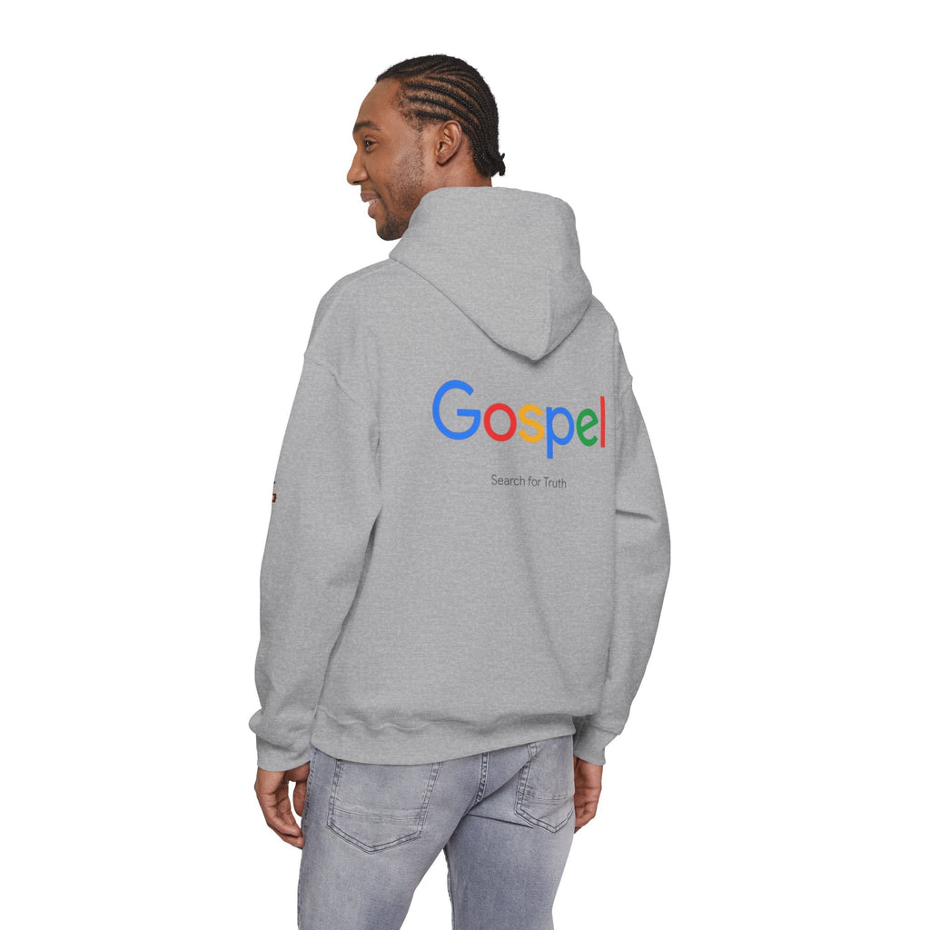 Gospel Hoodie — "Search for Truth" Christian Faith Pullover Printify