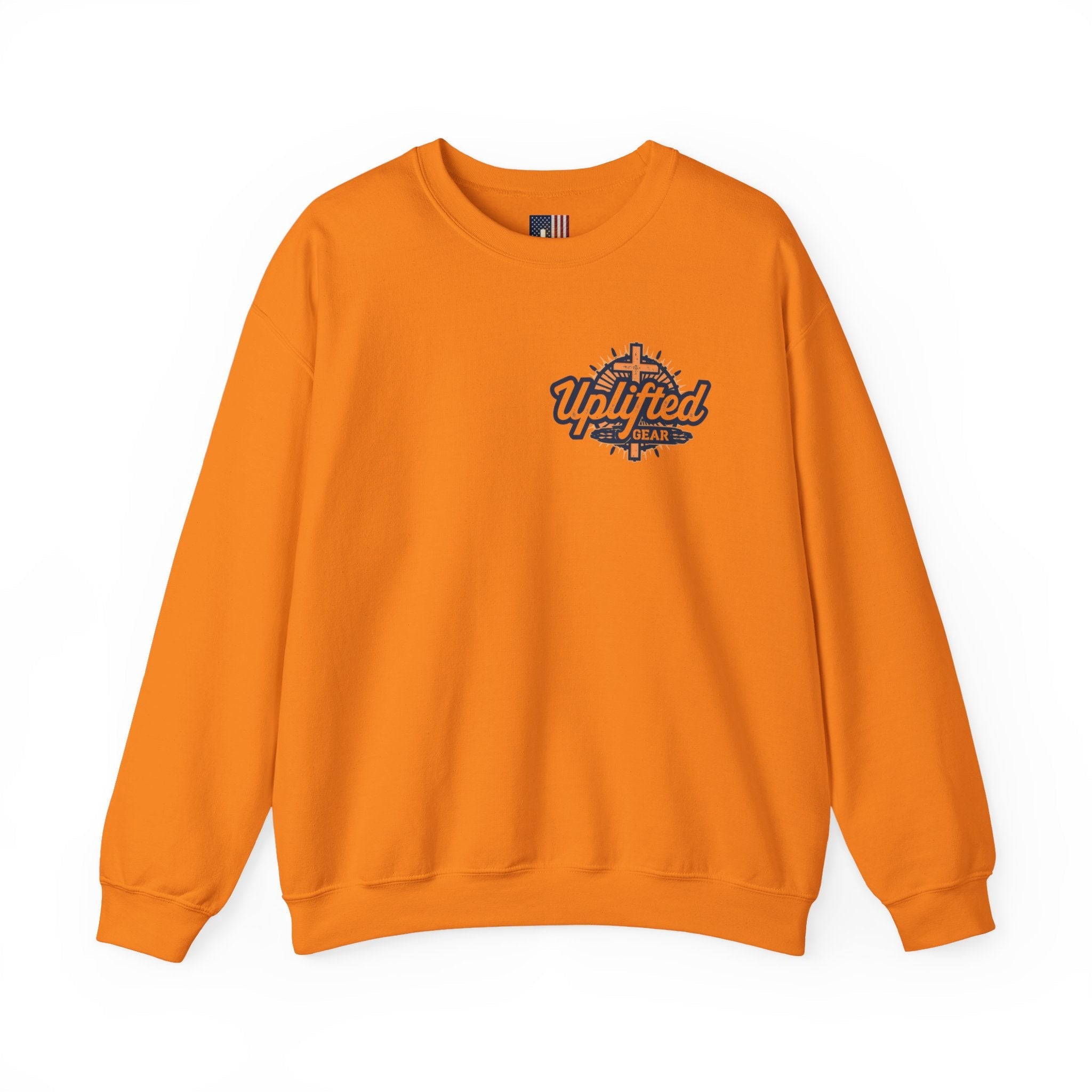 Christ is King Sweatshirt – Bold Crown & Cross Christian Hoodie for Unshakable Faith Printify