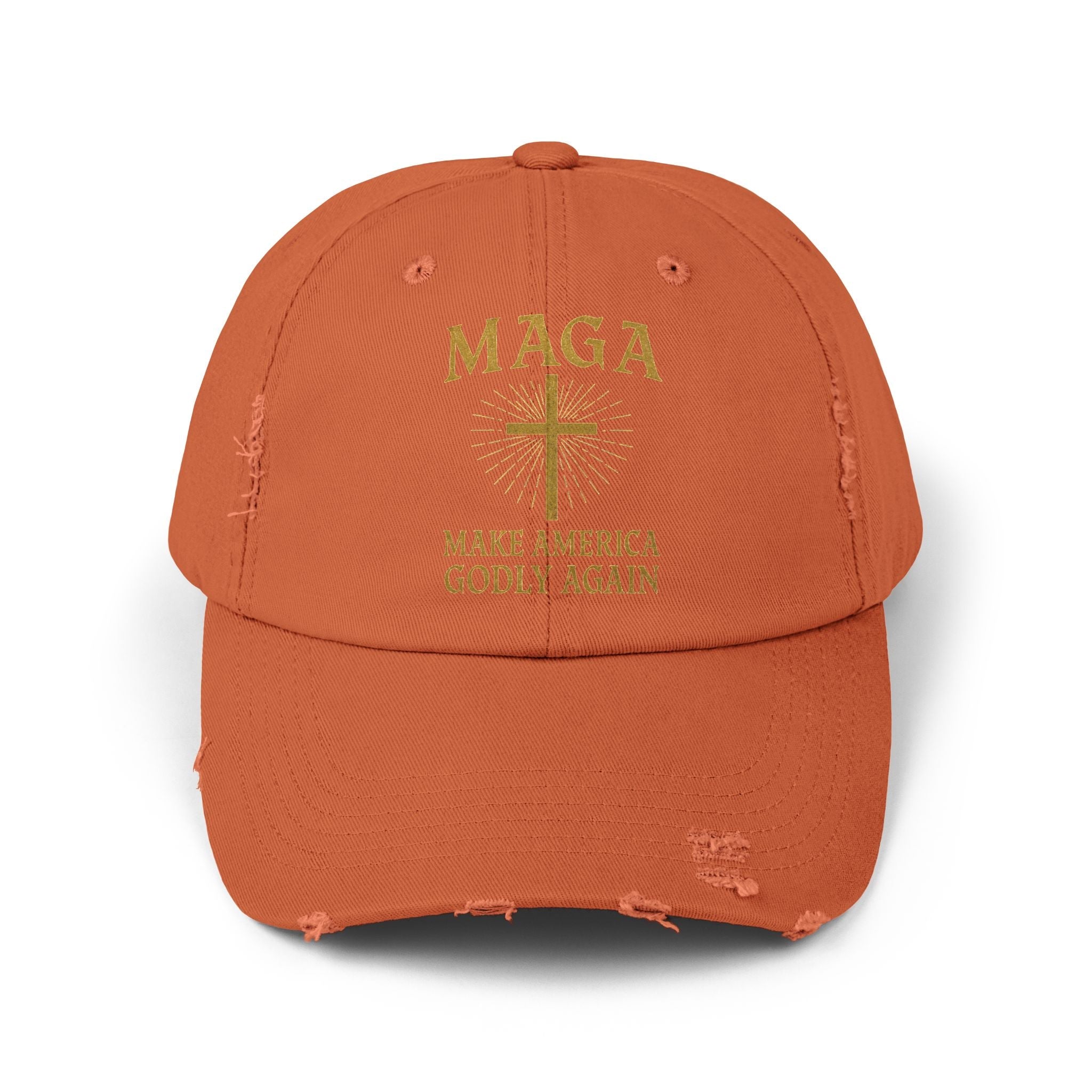 Make America Godly Again Hat – MAGA Christian Patriotic Embroidered Cap for Faith & Freedom Printify
