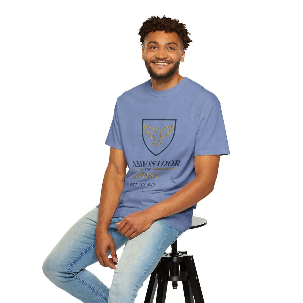 Ambassador for Christ T-Shirt – Established 33 AD Christian Tee for Bold Faith Printify