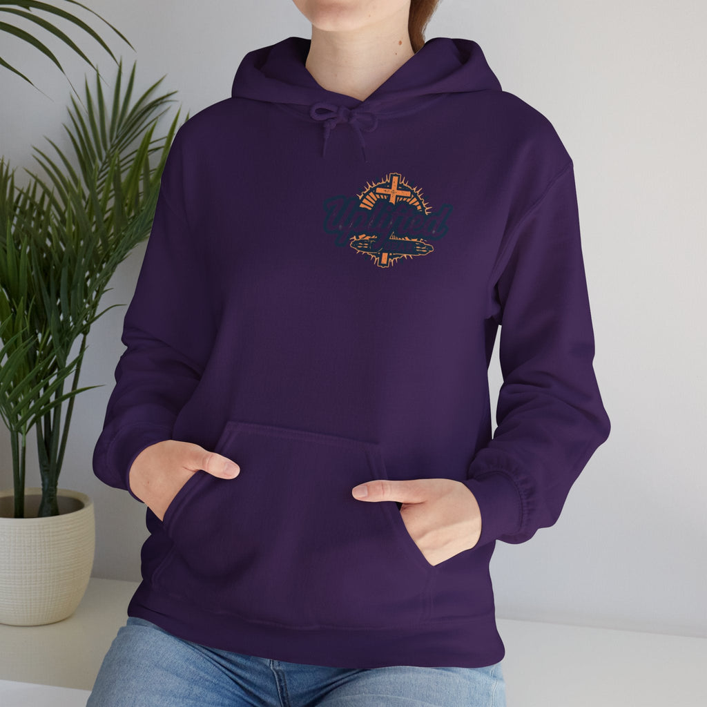 Jesus is King Hoodie – Bold Crown & Cross Christian Sweatshirt for Eternal Reign & Cozy Faith Printify