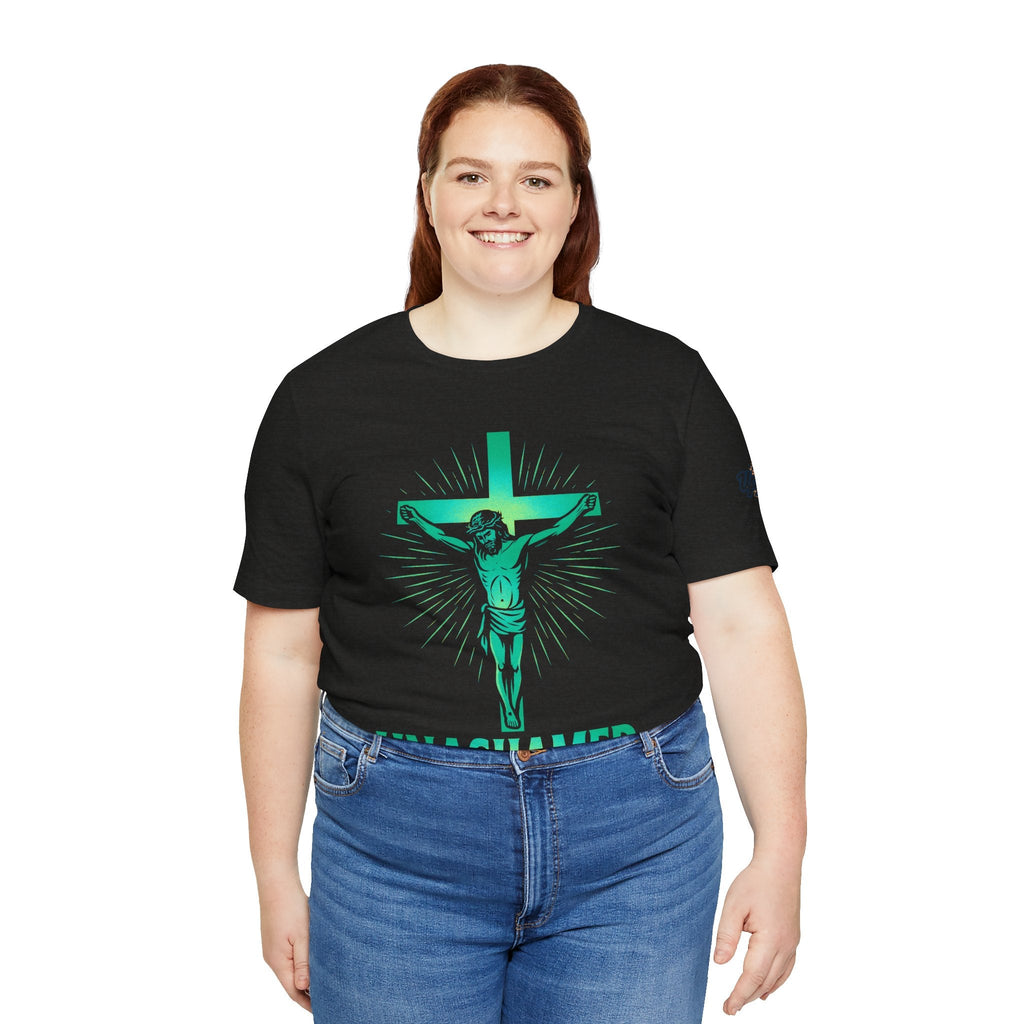 Unashamed T-shirt – Romans 1:16 Crucifixion Christian t-shirt for Bold Unwavering Faith Printify