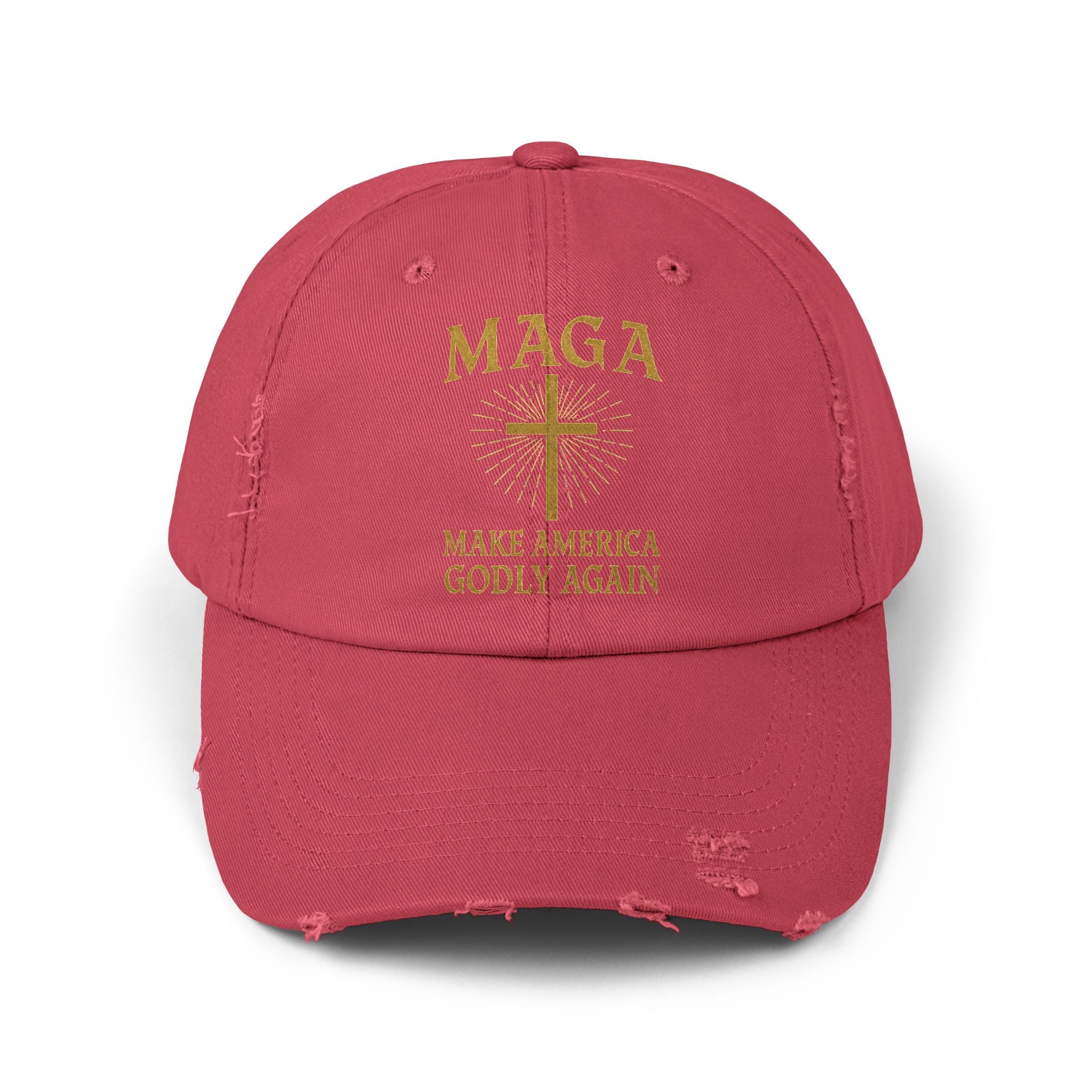 Make America Godly Again Hat – MAGA Christian Patriotic Embroidered Cap for Faith & Freedom Printify
