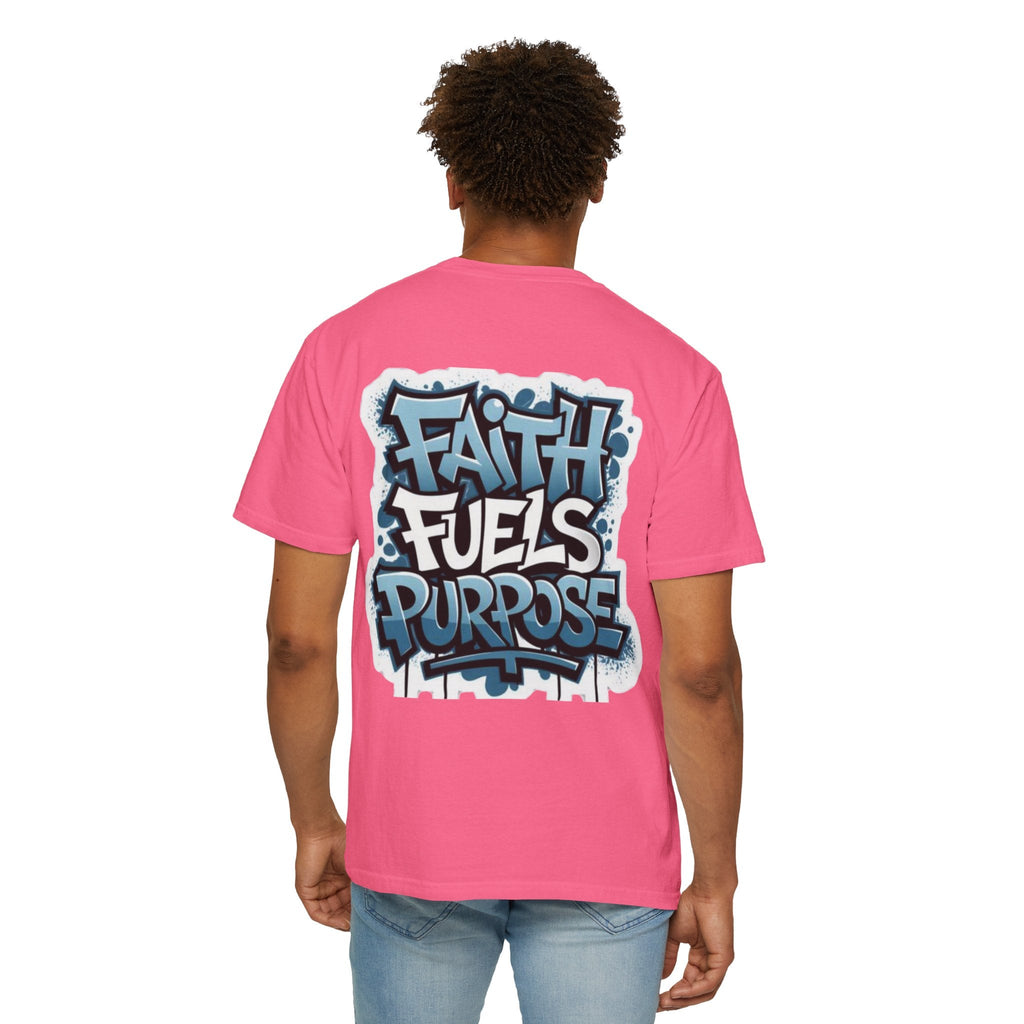 Faith Fuels Purpose T-shirt – Inspirational Christian T-shirt for Divine Drive & Unstoppable Belief Printify