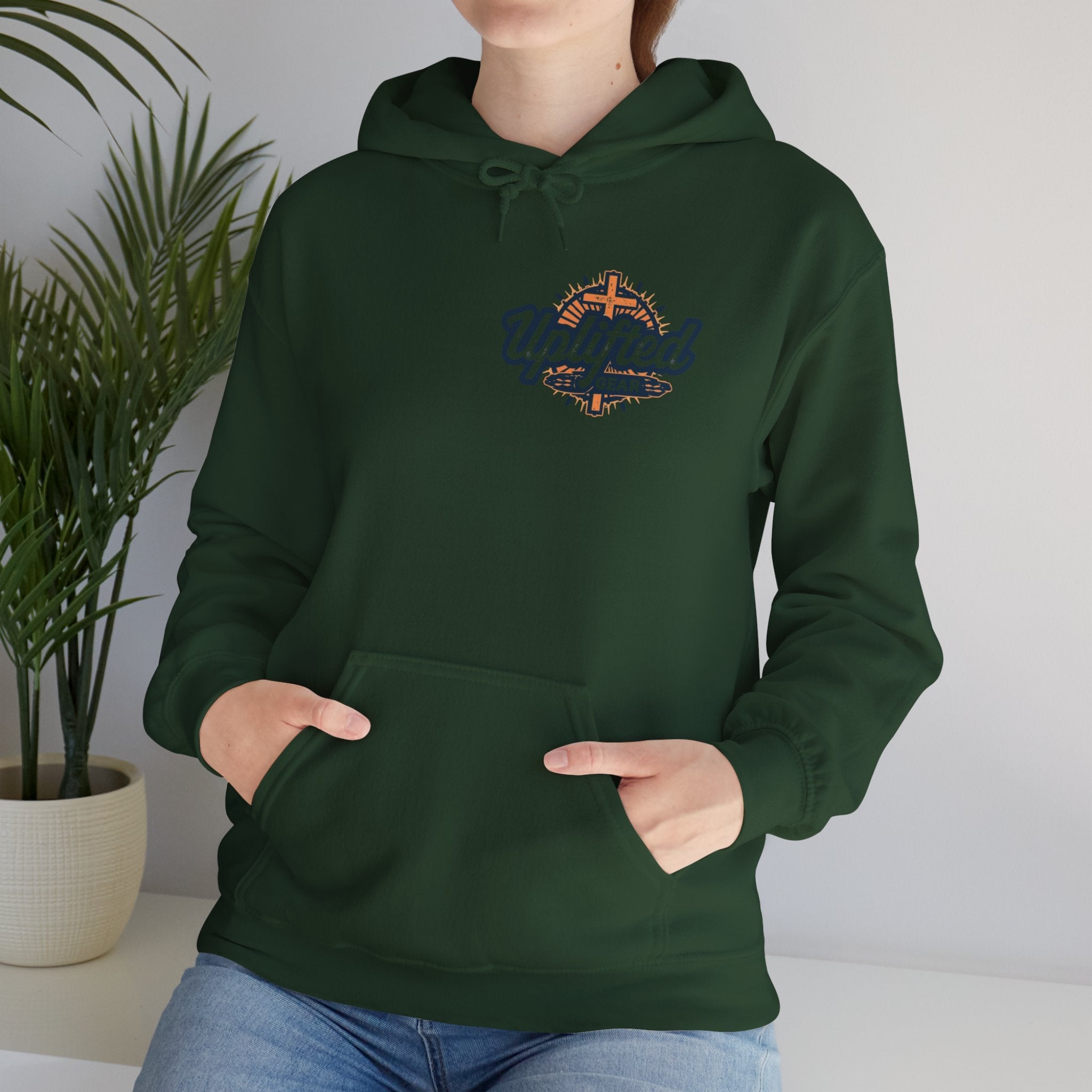Bible Verse Unisex Heavy Blend™ Hooded Sweatshirt - Philippians 4 : 13 Printify