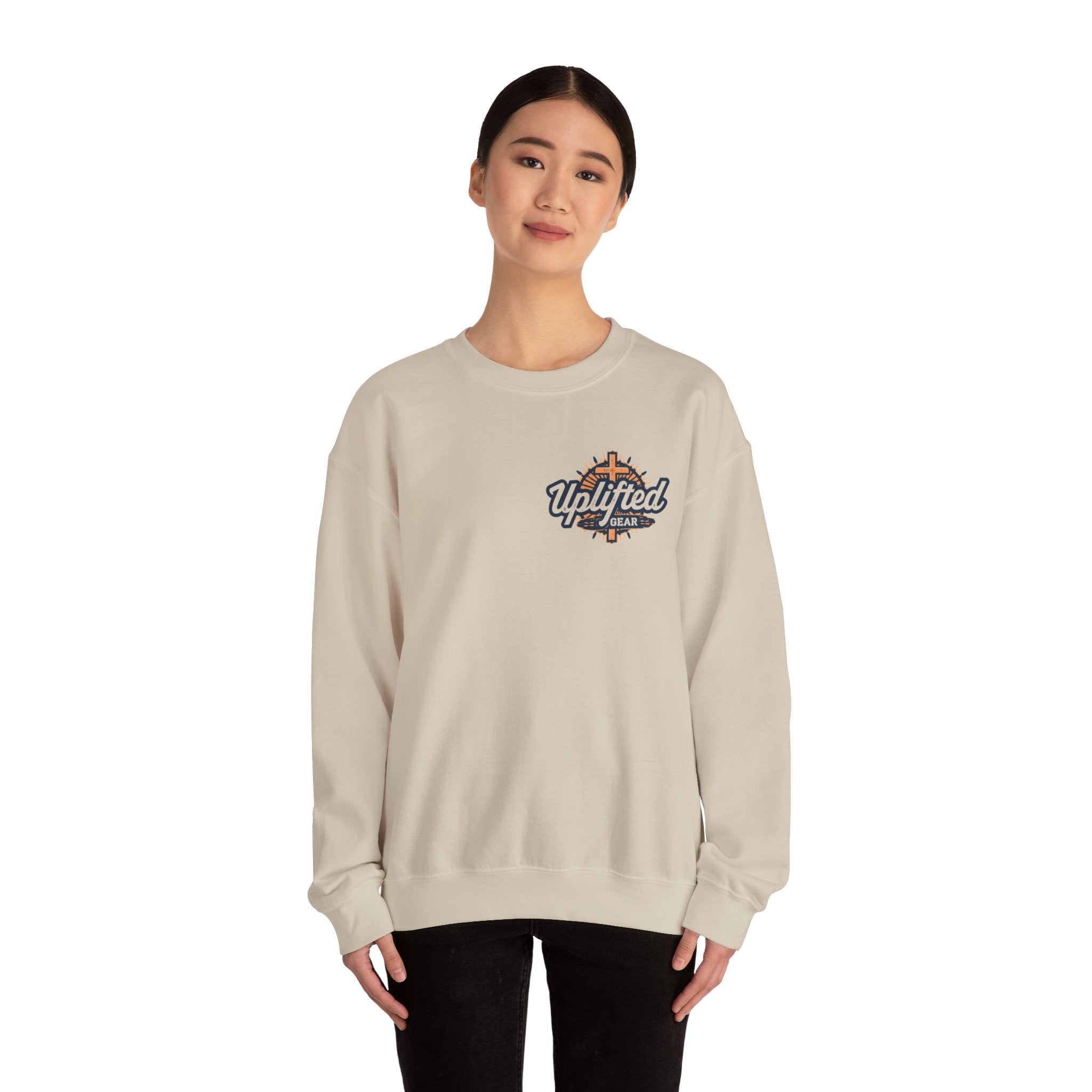 There Are Only 2 Genders Sweatshirt – Adam & Eve Cross Christian Hoodie for Bold Truth Printify