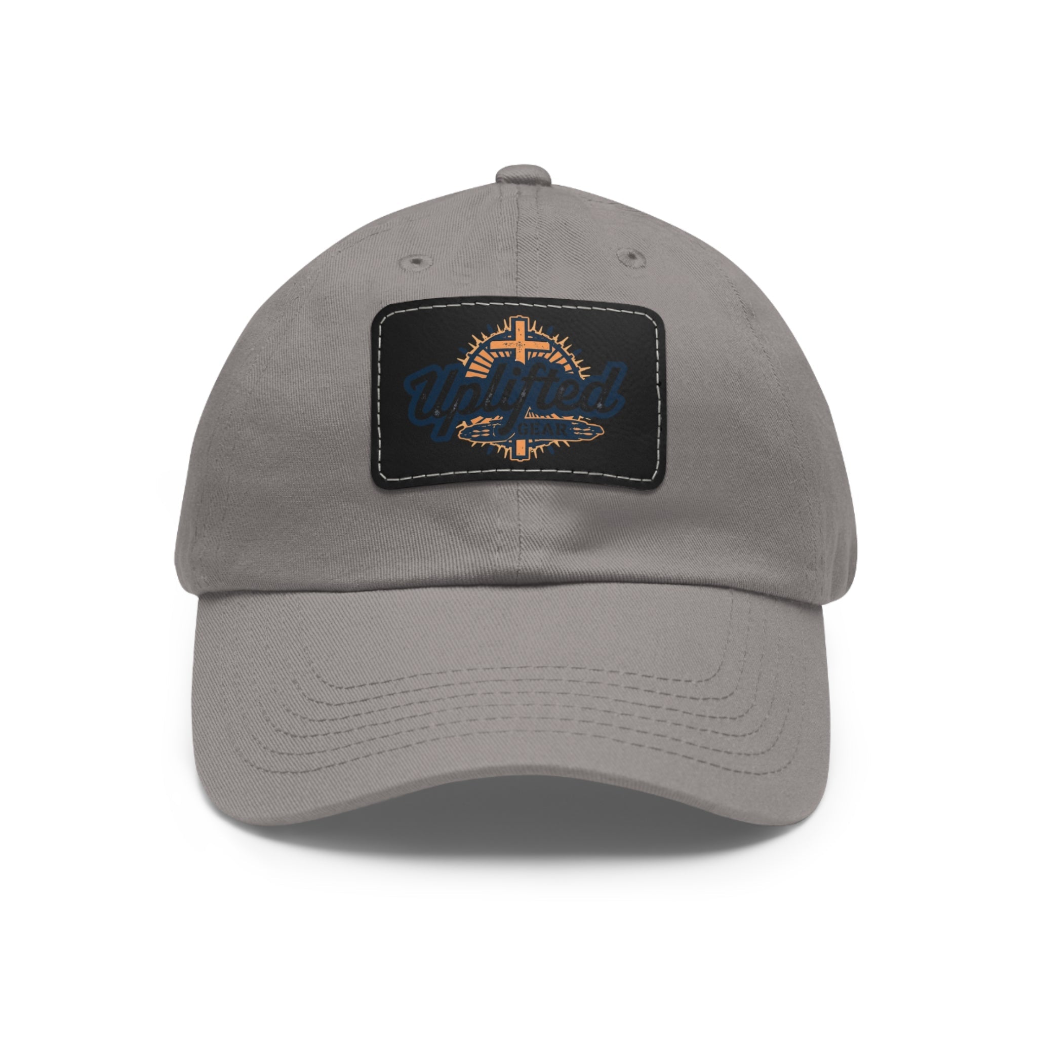 Uplifted Gear Dad Hat Christian Brand Rectangle Printify