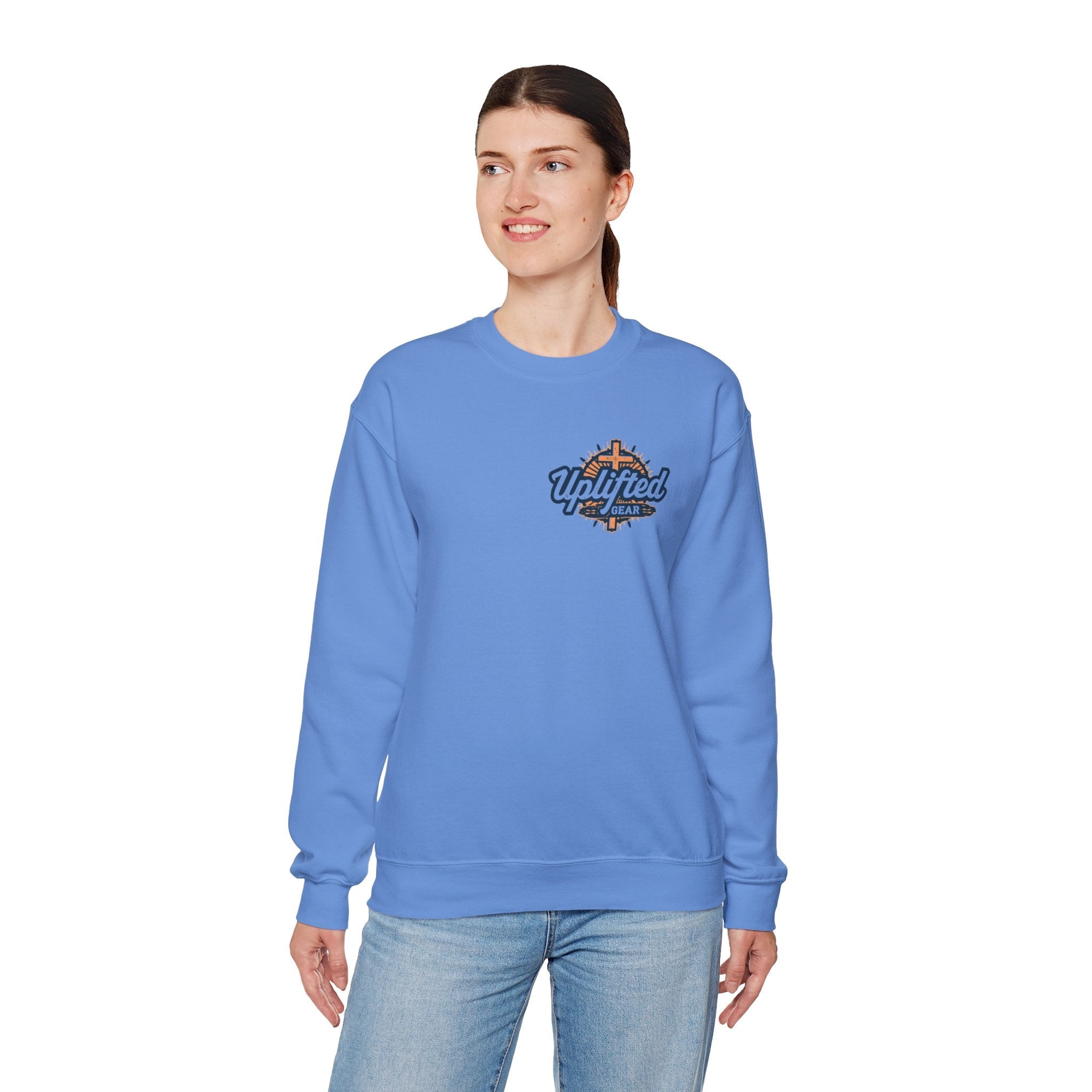 Religious Graphic Armor Of God Design - Unisex Heavy Blend™ Crewneck Sweatshirt Printify