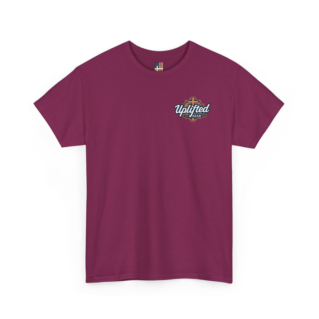 Walk By Faith Footprint T-Shirt Printify