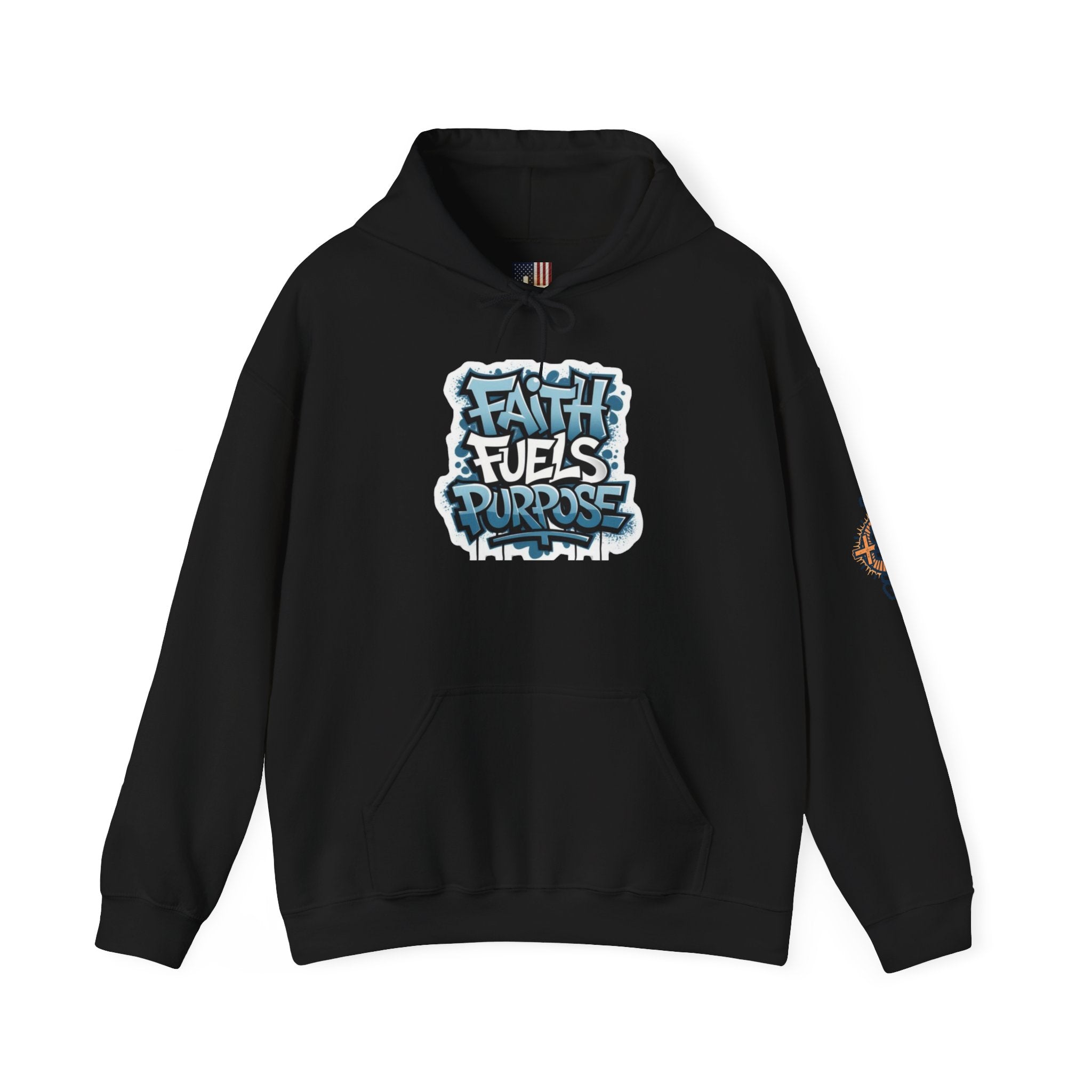 Faith Fuels Purpose Hoodie – Inspirational Christian Sweatshirt for Divine Drive & Unstoppable Belief Printify