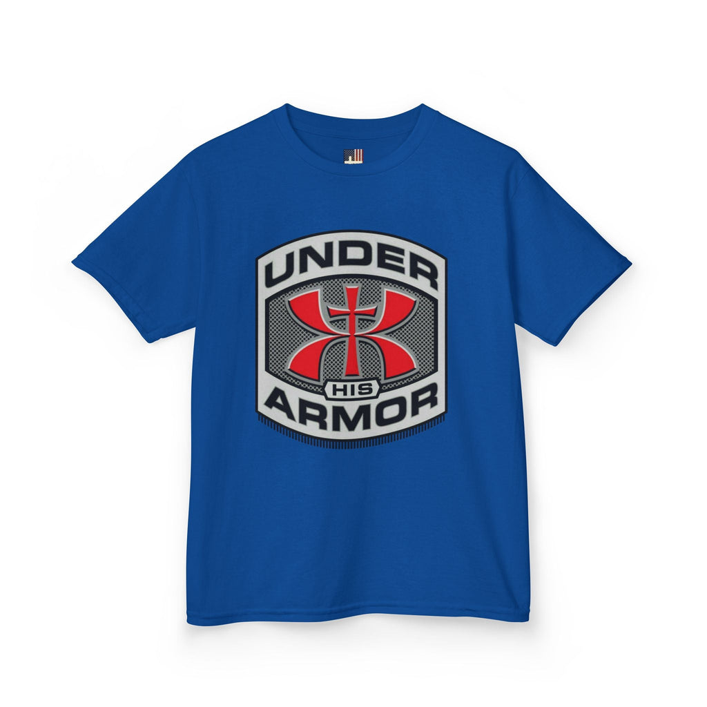 Under HIS Armor Christian T-Shirt — Faith-Inspired Under Armour Style Printify