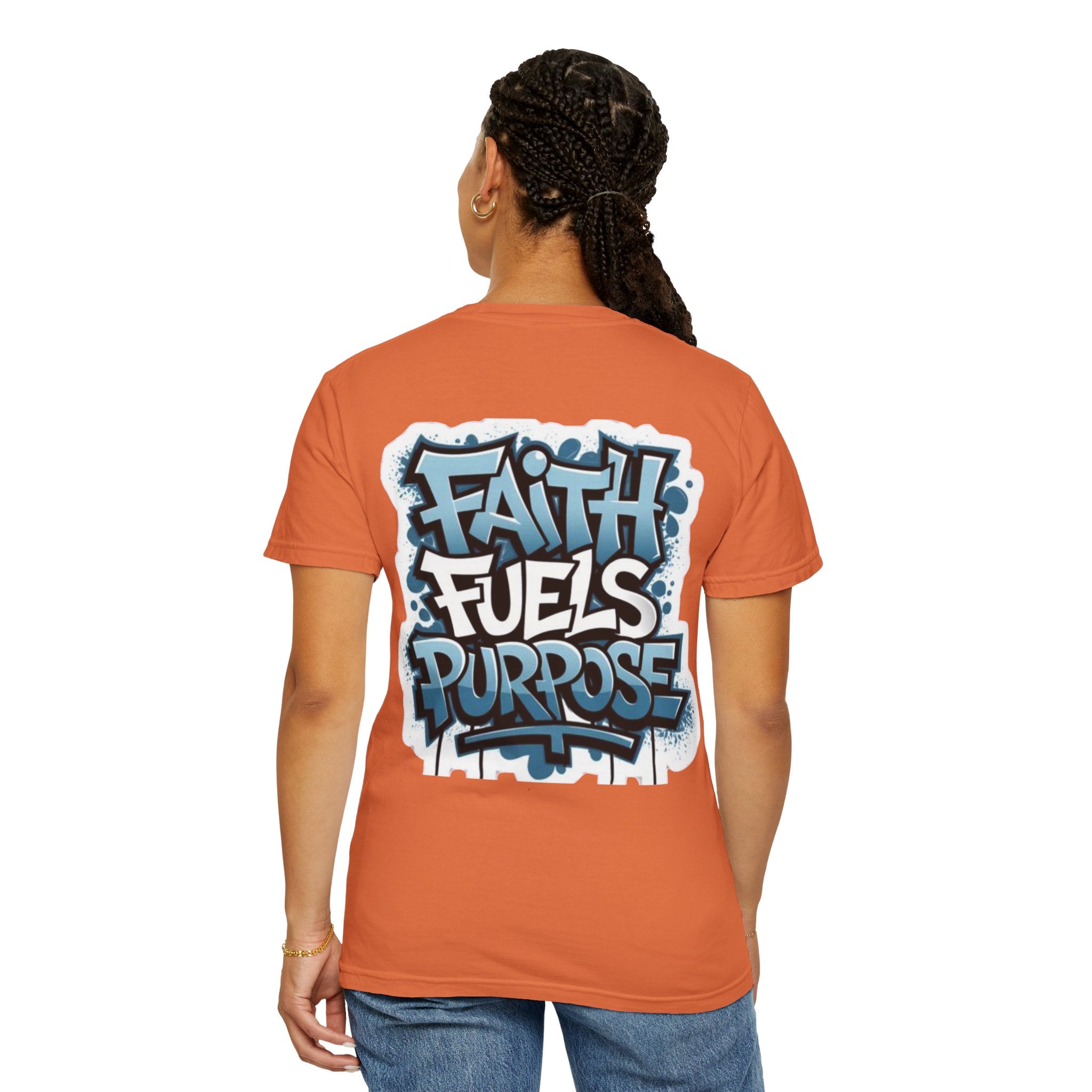 Faith Fuels Purpose T-shirt – Inspirational Christian T-shirt for Divine Drive & Unstoppable Belief Printify