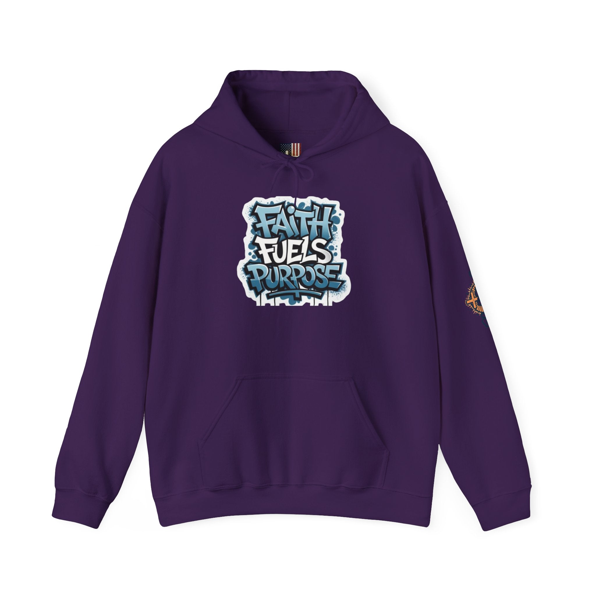 Faith Fuels Purpose Hoodie – Inspirational Christian Sweatshirt for Divine Drive & Unstoppable Belief Printify