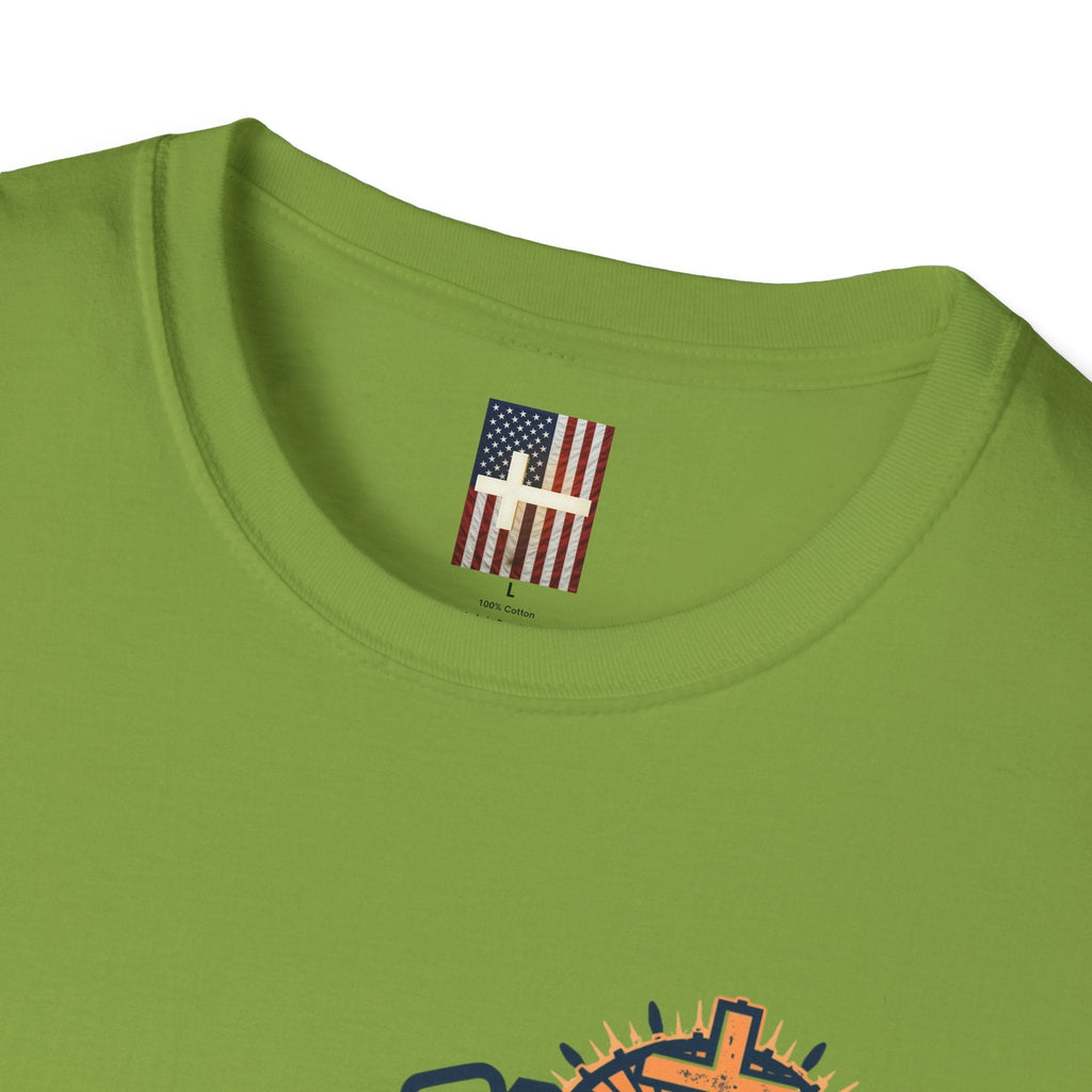 The Greatest Gift T-shirt – Cross Bow Present Christian T-shirt for Christmas Salvation & Eternal Faith Printify