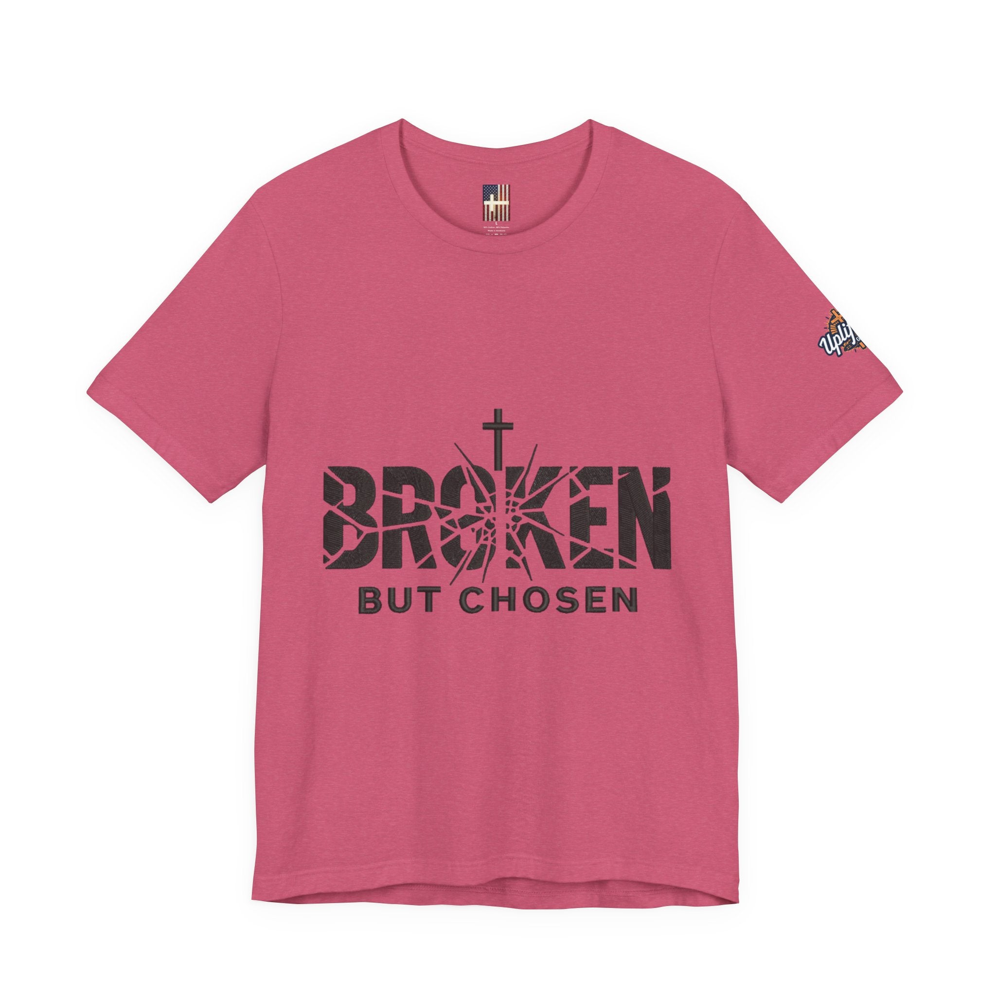 Broken But Chosen T-Shirt — Inspirational Faith Graphic Tee