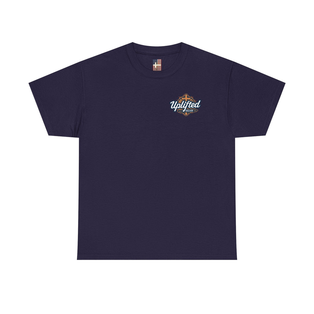 Walk By Faith Footprint T-Shirt Printify
