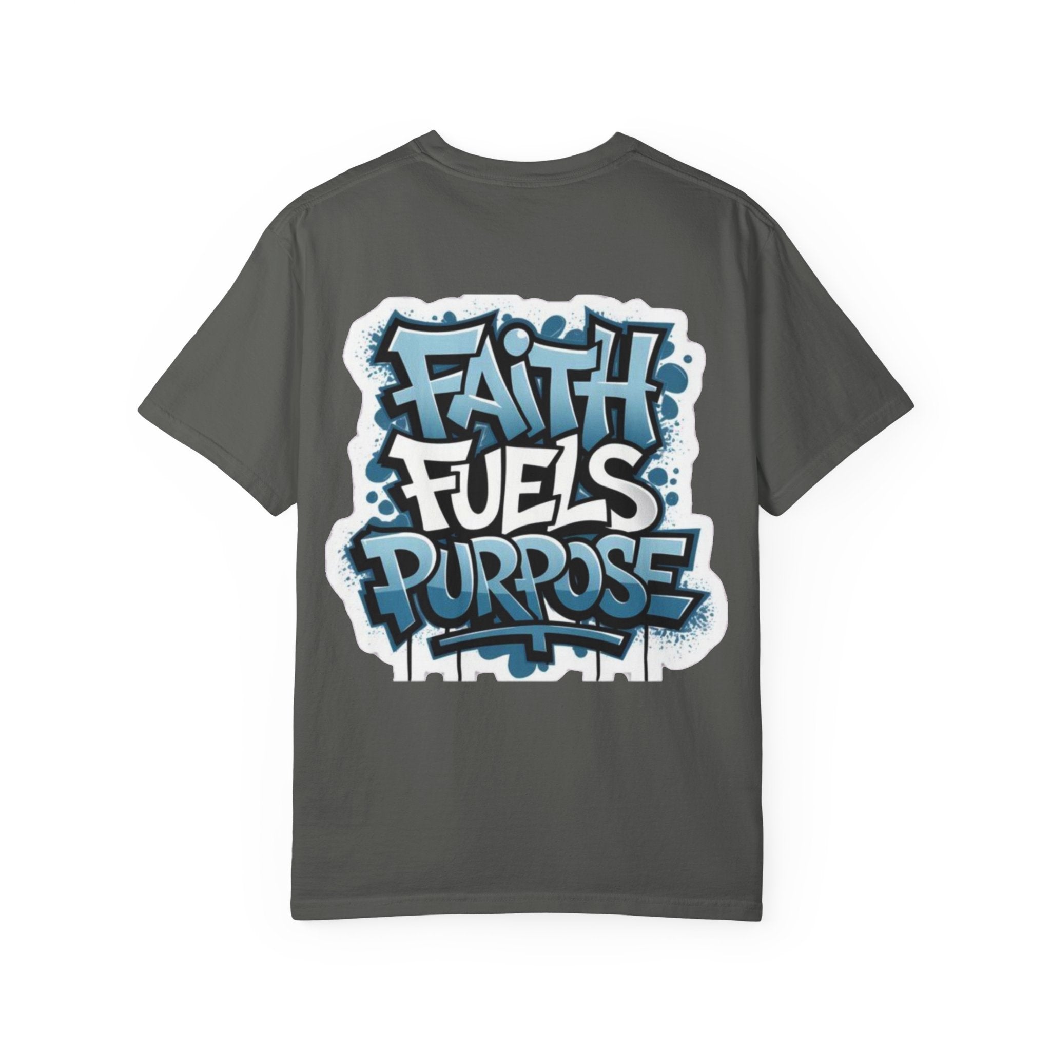 Faith Fuels Purpose T-shirt – Inspirational Christian T-shirt for Divine Drive & Unstoppable Belief Printify
