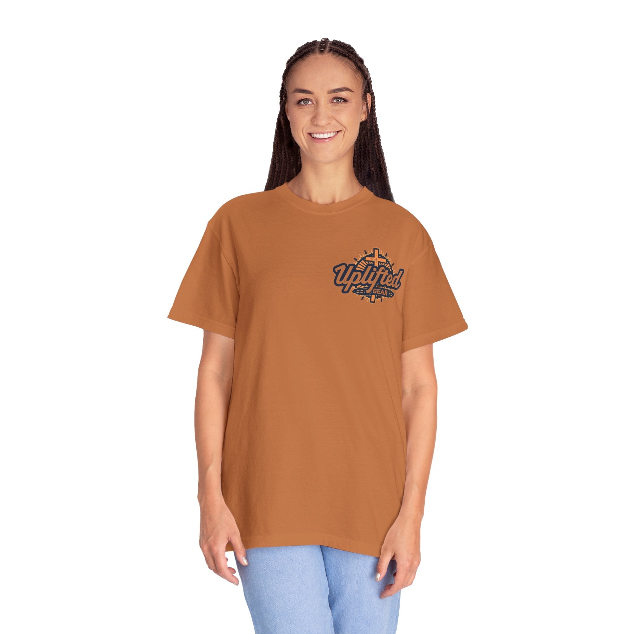 Christ is King T-Shirt – Bold Crown & Cross Christian Tee for Unashamed Faith Printify