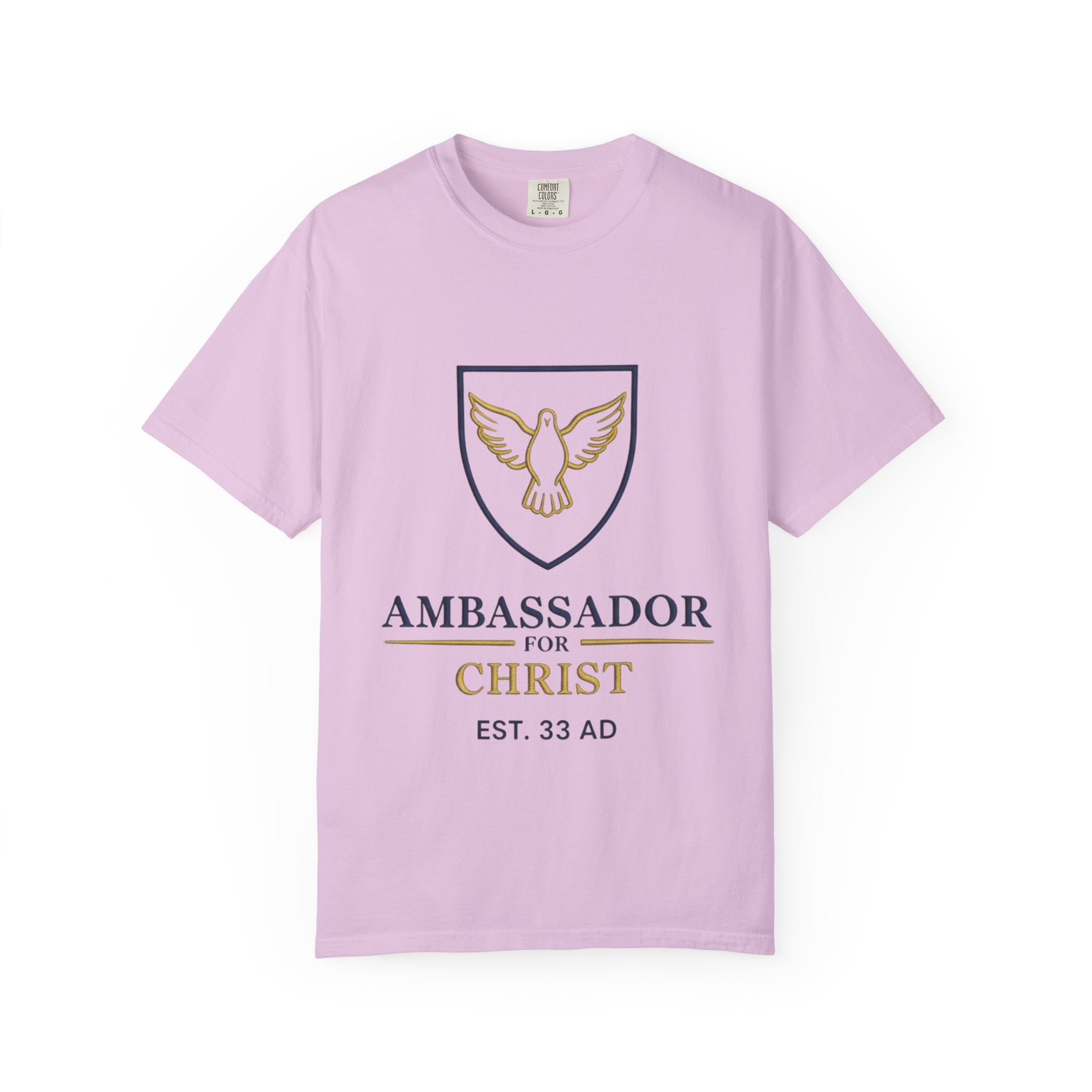 Ambassador for Christ T-Shirt – Established 33 AD Christian Tee for Bold Faith Printify