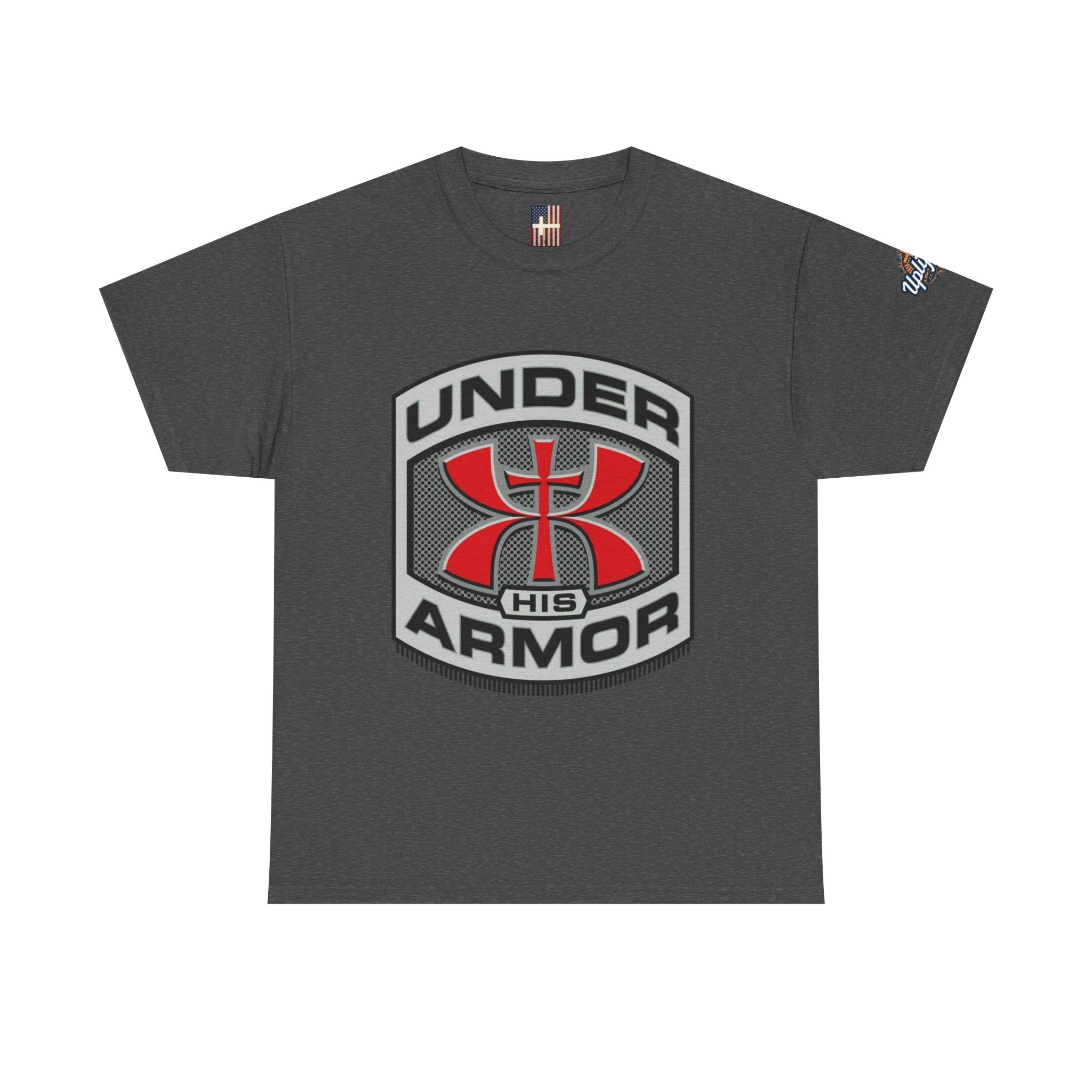 Under HIS Armor Christian T-Shirt — Faith-Inspired Under Armour Style Printify
