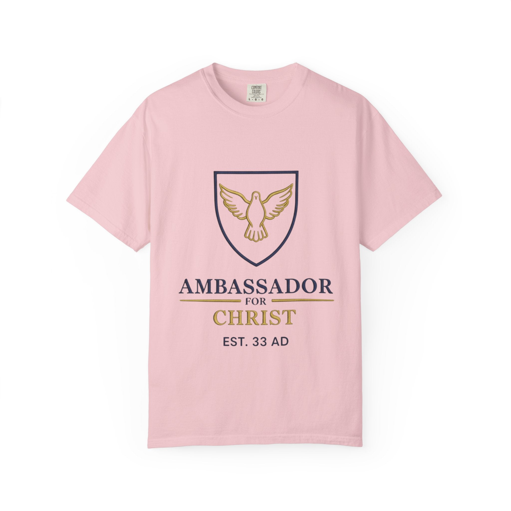 Ambassador for Christ T-Shirt – Established 33 AD Christian Tee for Bold Faith Printify