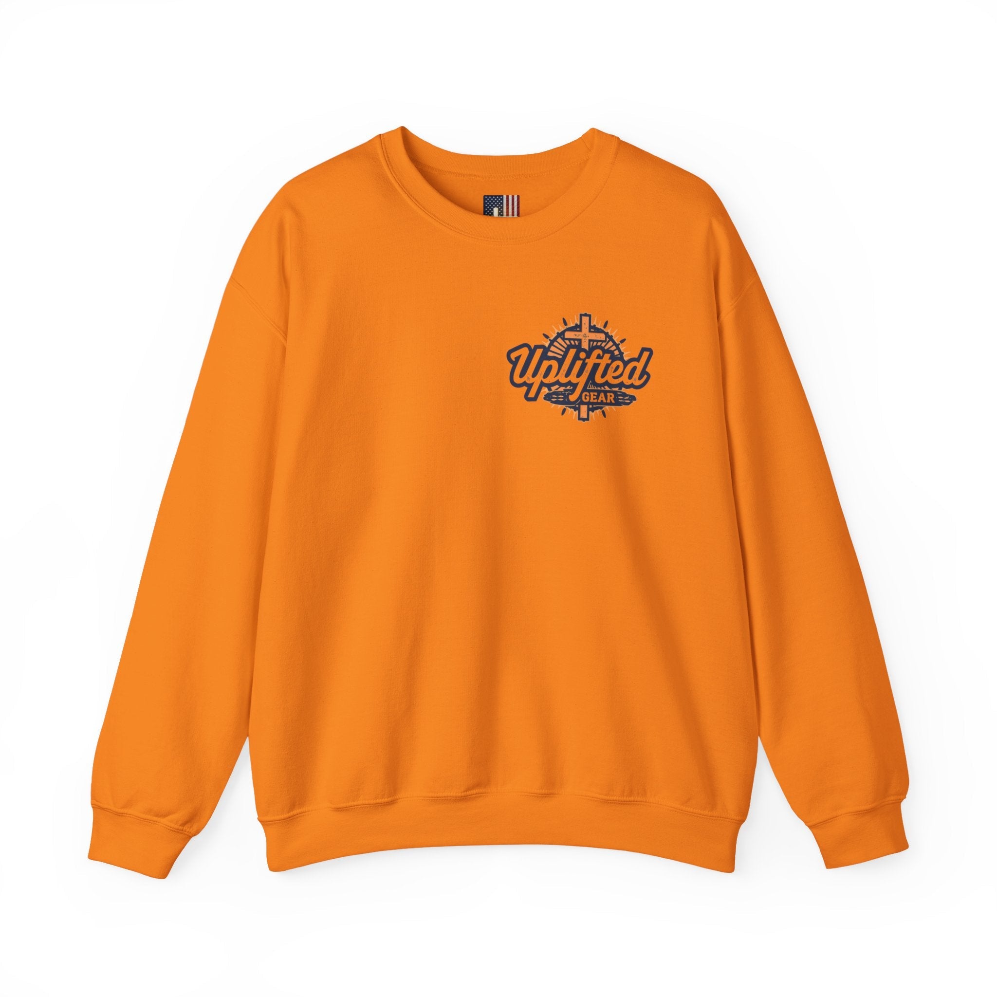 Jesus is King Sweatshirt – Bold Crown & Cross Christian Hoodie for Eternal Faith & Comfort Printify