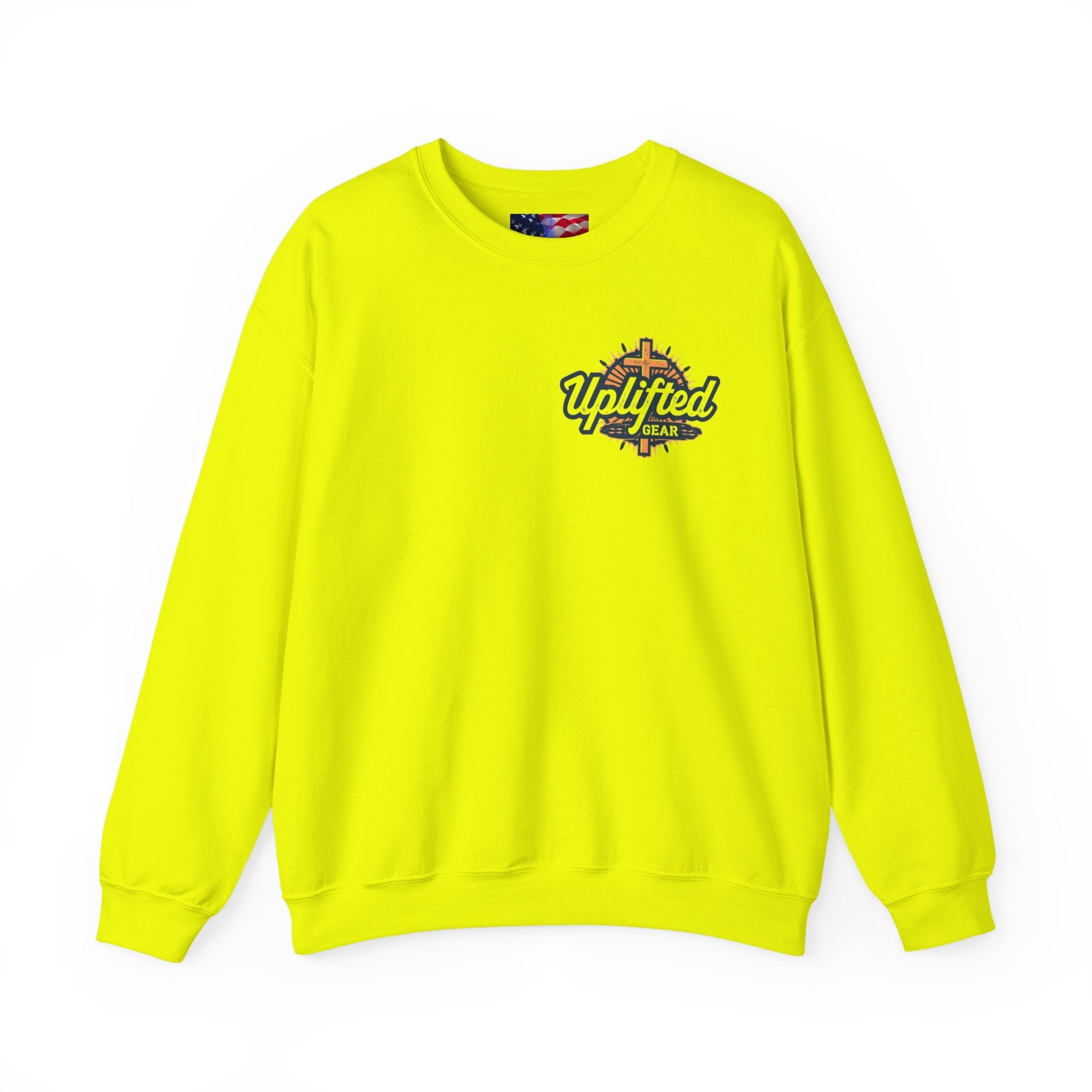 Trust in The Lord Proverbs 3:5-6 Biblical Design Crewneck Sweatshirt Printify