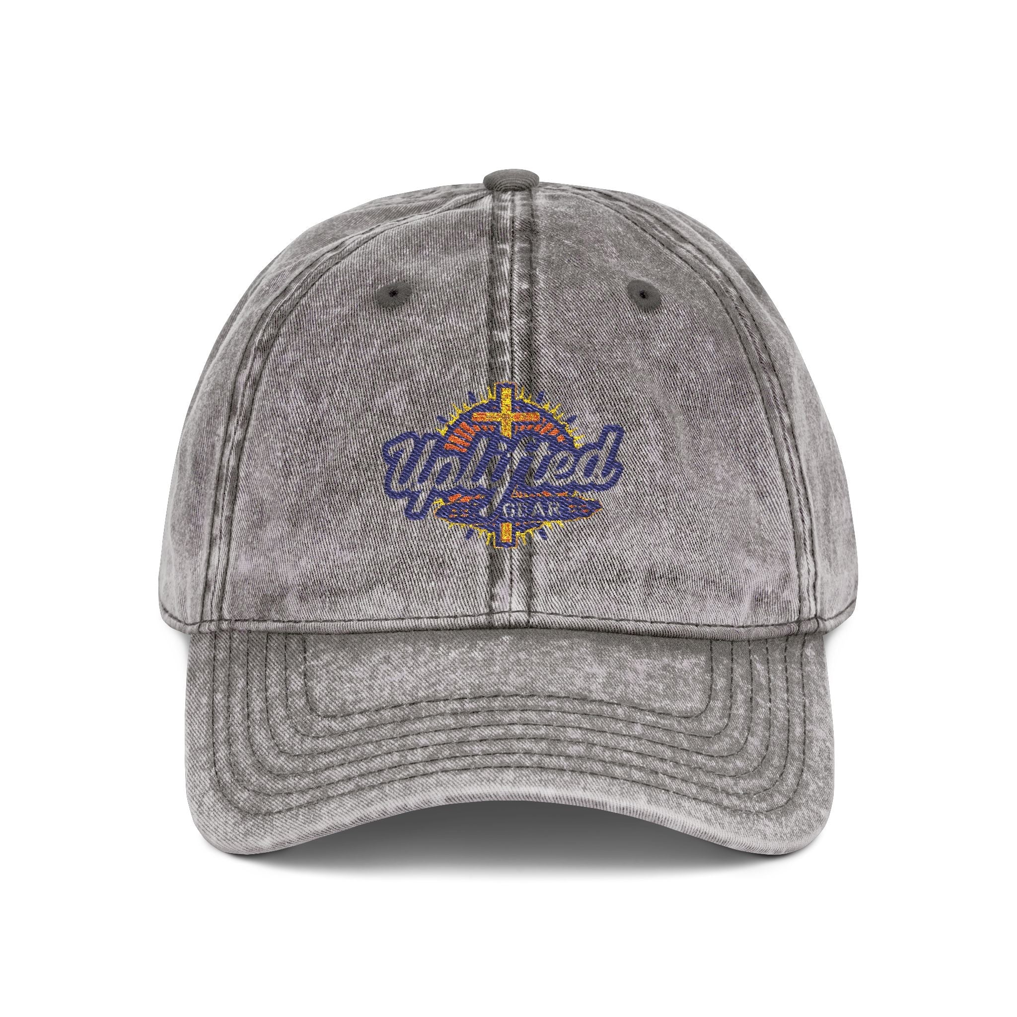 Uplifted Gear Embroidered Christian Hat – Bold Faith Cap for Inspired Living Printify