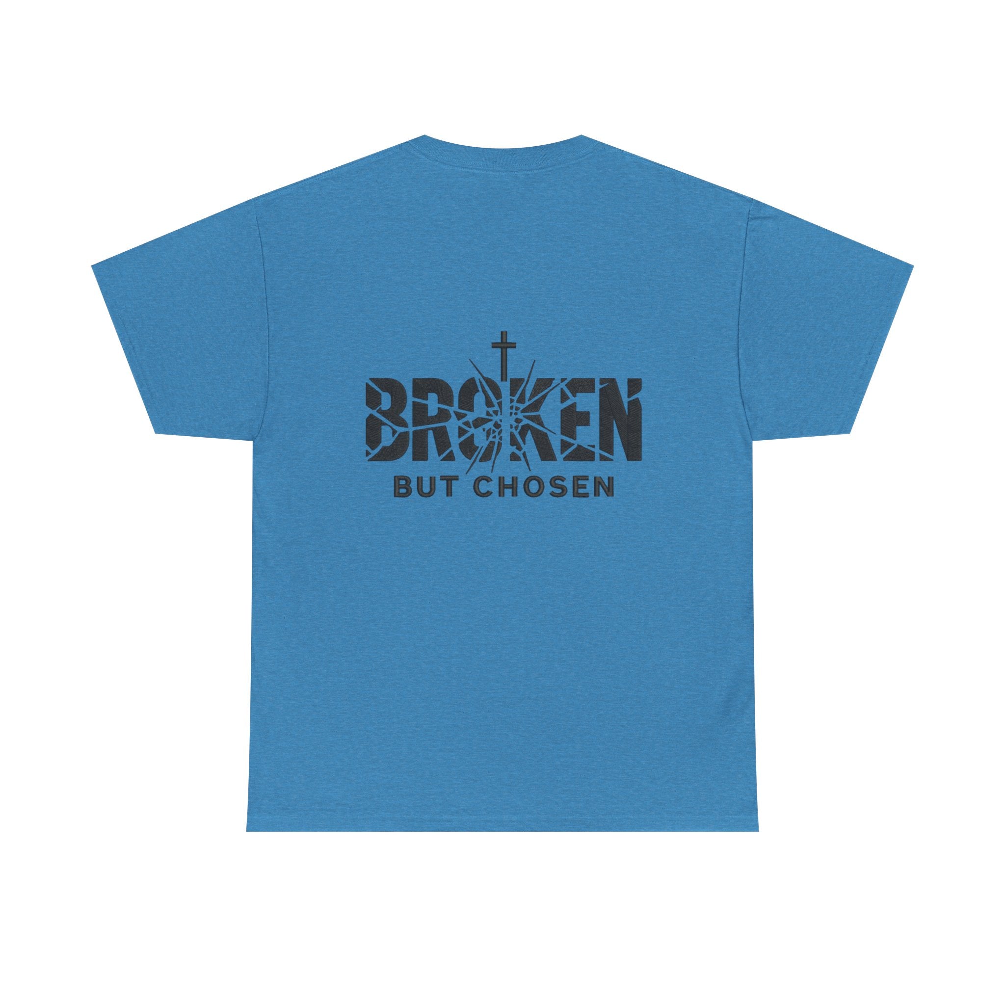 Broken But Chosen T-Shirt — Inspirational Faith Graphic Tee Printify