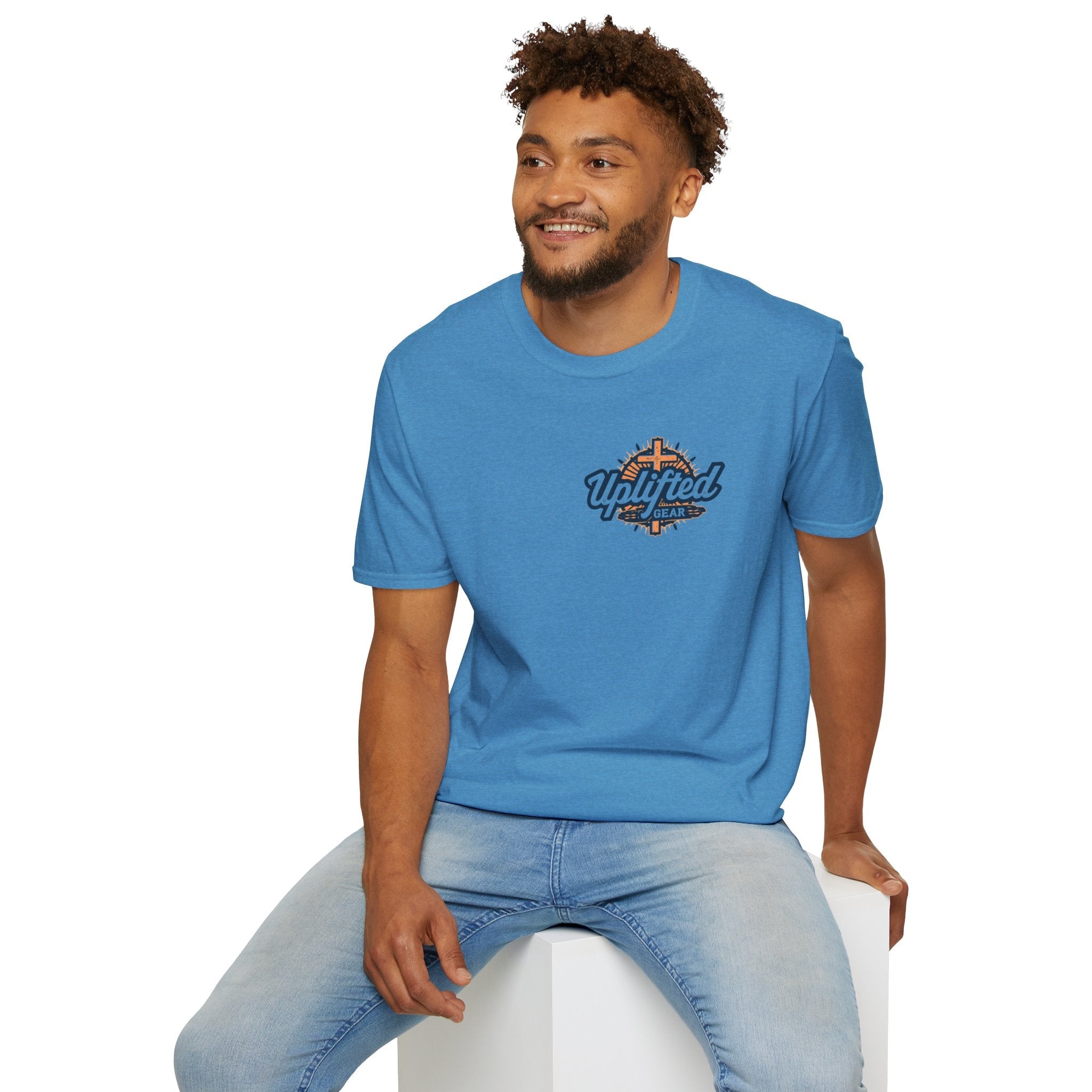 Religious Graphic Tee with Armor Of God Design - Unisex Softstyle T-Shirt Printify